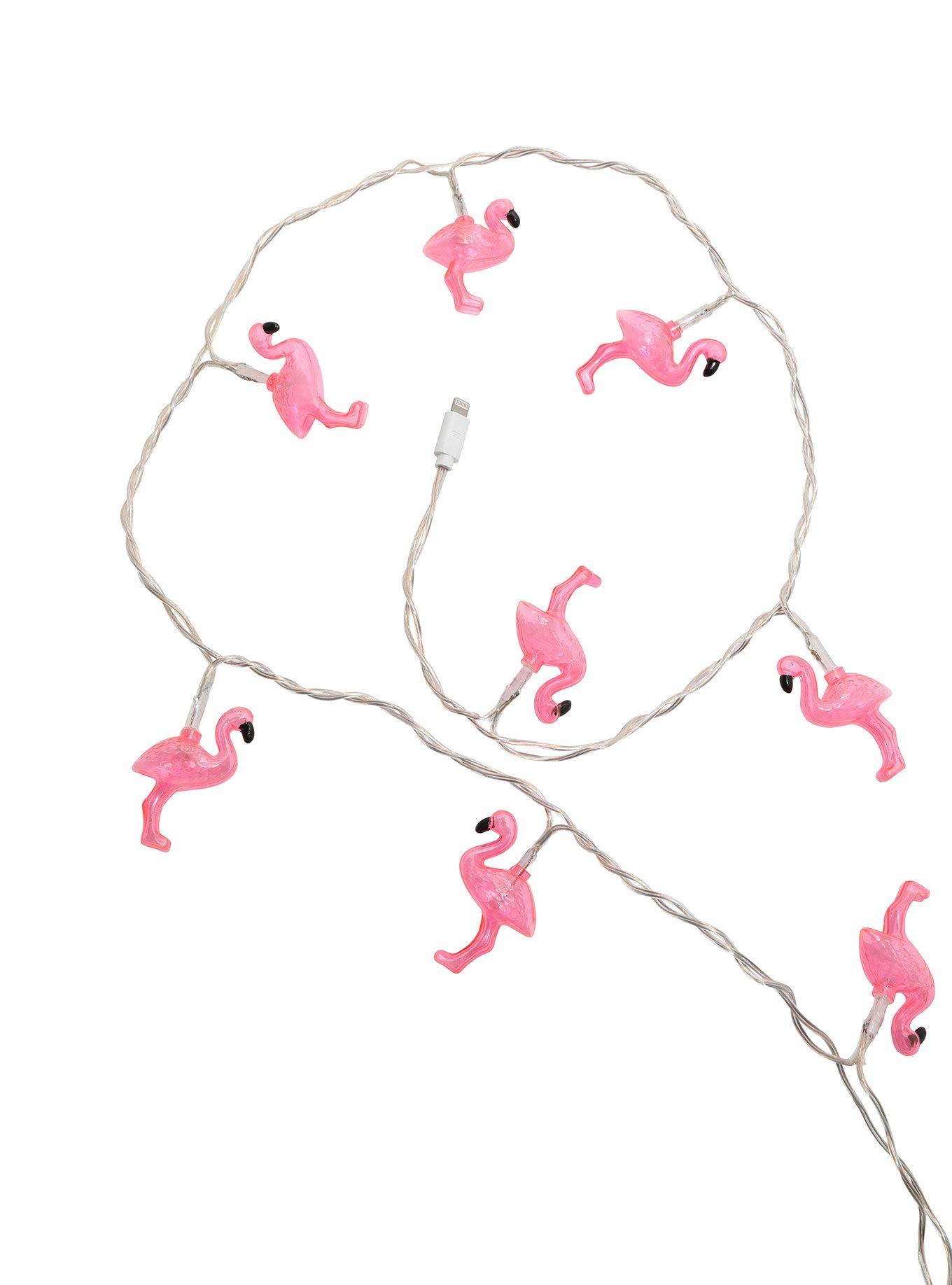 Pink Flamingo LED iPhone Charger, , hi-res