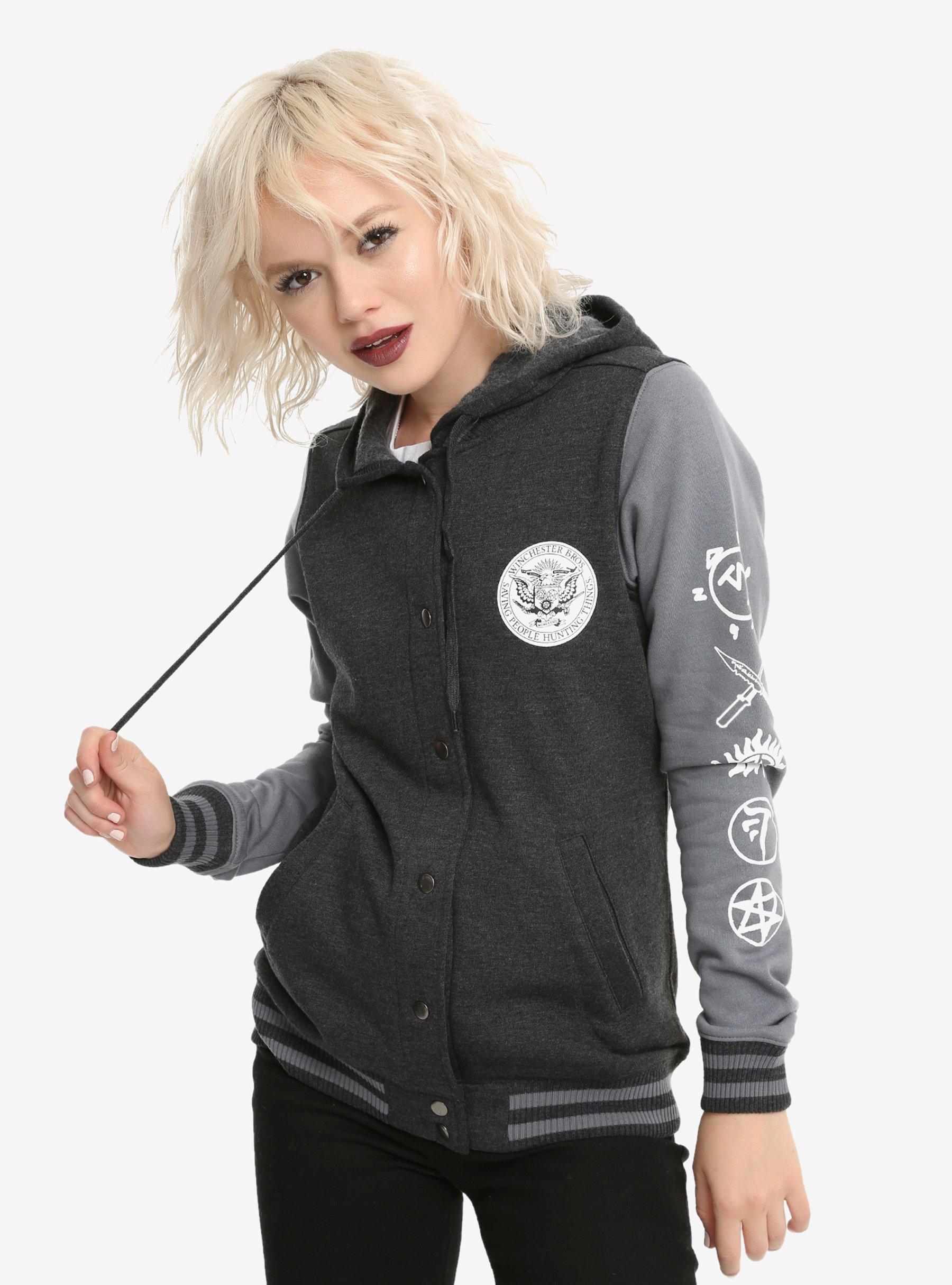 Supernatural Girls Varsity Jacket, MULTI, hi-res