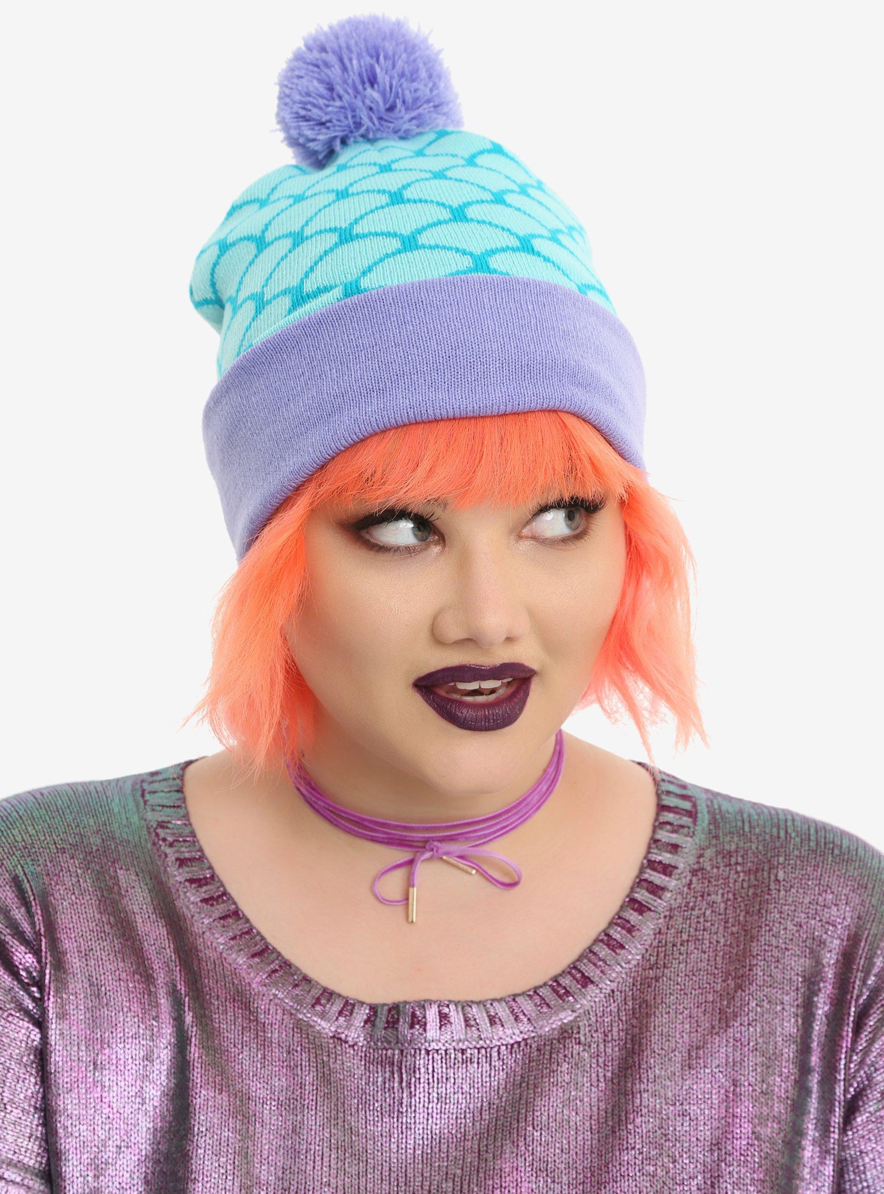 Disney The Little Mermaid Ariel Scales Pom Beanie, , hi-res