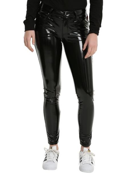 Tripp Black Vinyl Pants