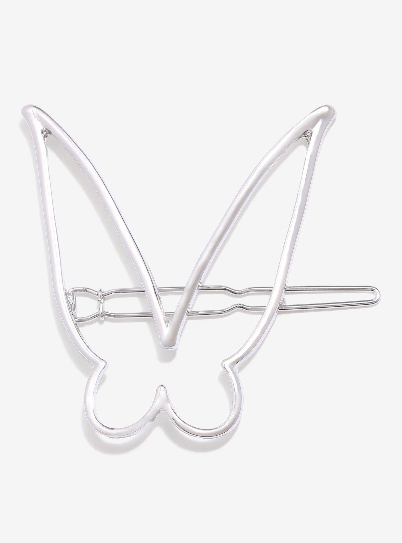 Disney Tinker Bell Silver Hair Clip, , hi-res