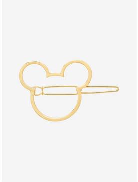 Love And Madness Disney Mickey Mouse Gold Hair Clip, , hi-res