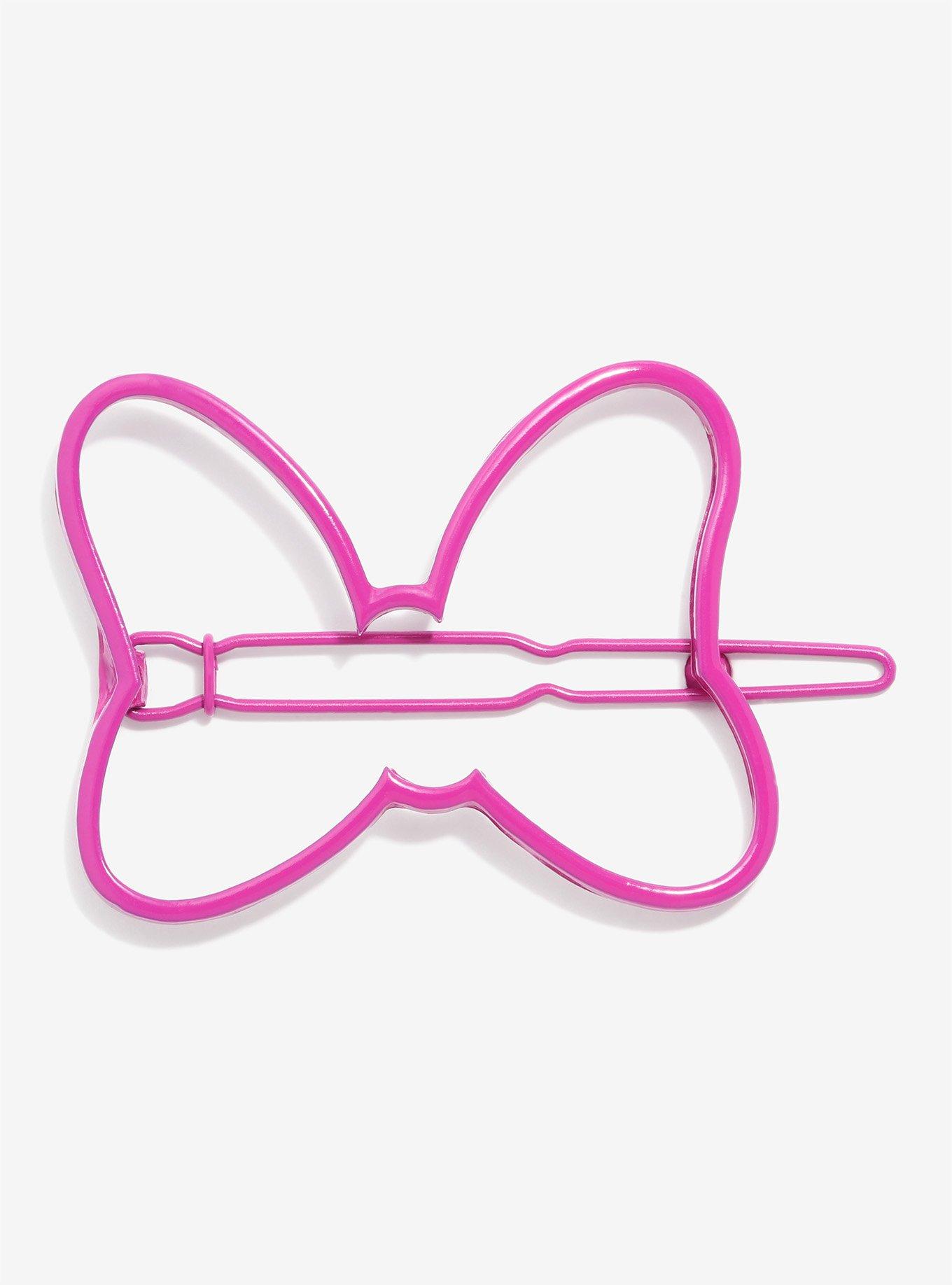 Disney Minnie Mouse Bow Pink Hair Clip, , hi-res