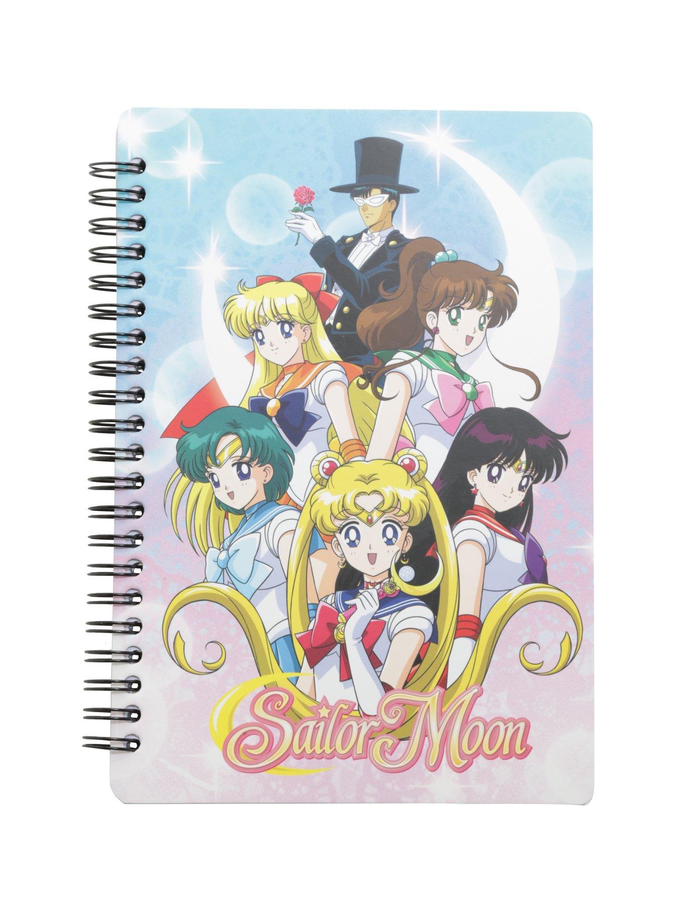 Sailor Moon Group Spiral Notebook, , hi-res