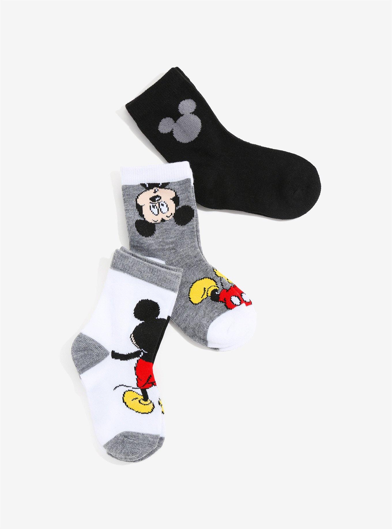 Disney Mickey Mouse Kids Socks 3 Pair, , hi-res