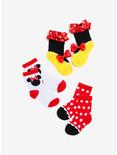 Disney Minnie Mouse Ruffled Socks 3 Pair, , hi-res