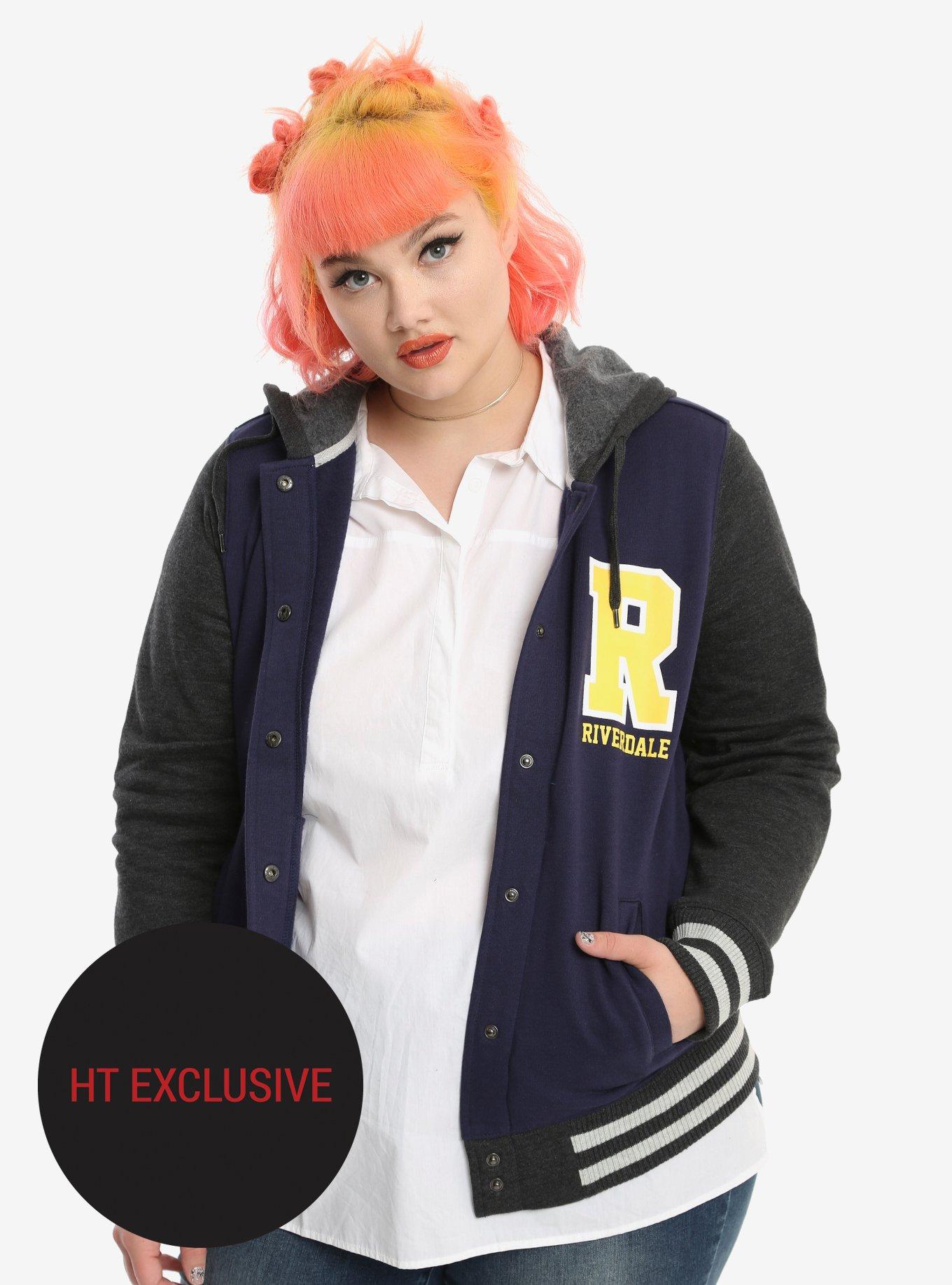 Riverdale Varsity Girls Jacket Plus Size Hot Topic Exclusive, MULTI, hi-res
