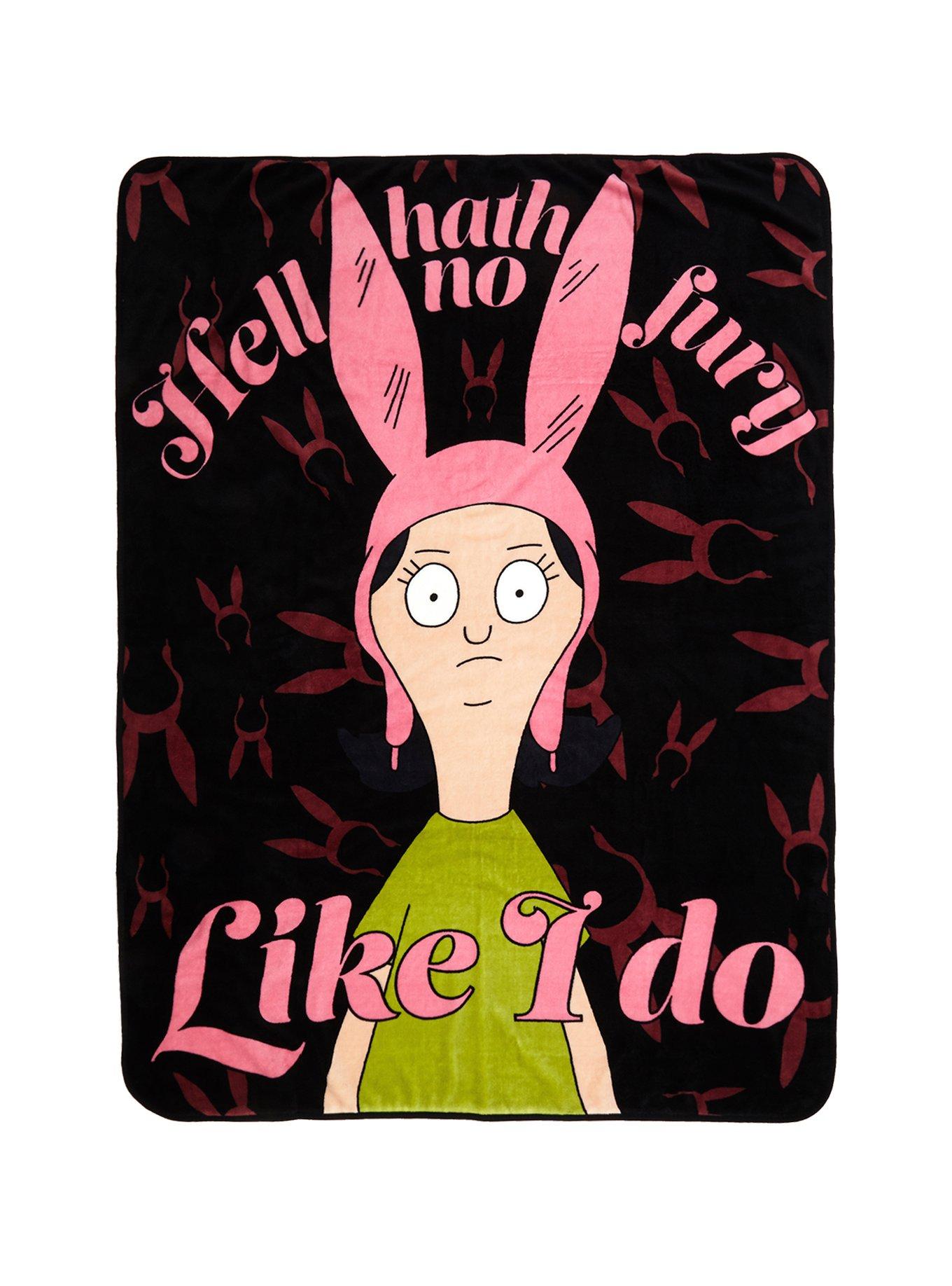 Bob's Burgers Louise Hell Hath No Fury Throw Blanket, , hi-res