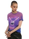 Fall Out Boy Mania Tie-Dye Girls T-Shirt, PURPLE, hi-res