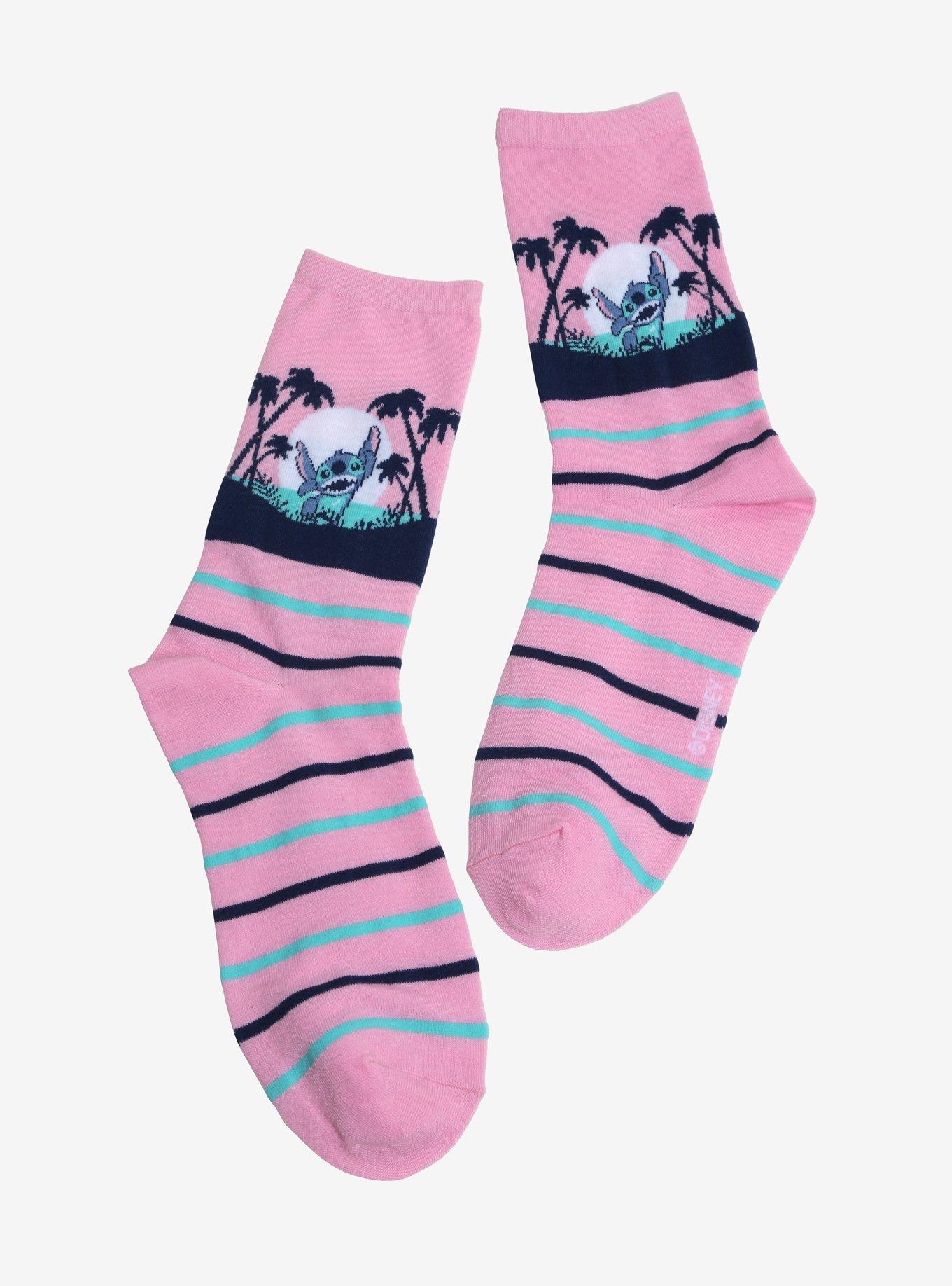 Disney Lilo & Stitch Palm Tree Ankle Socks | Hot Topic