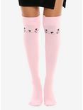 Blackheart Pink Kitty Over-The-Knee Socks, , hi-res