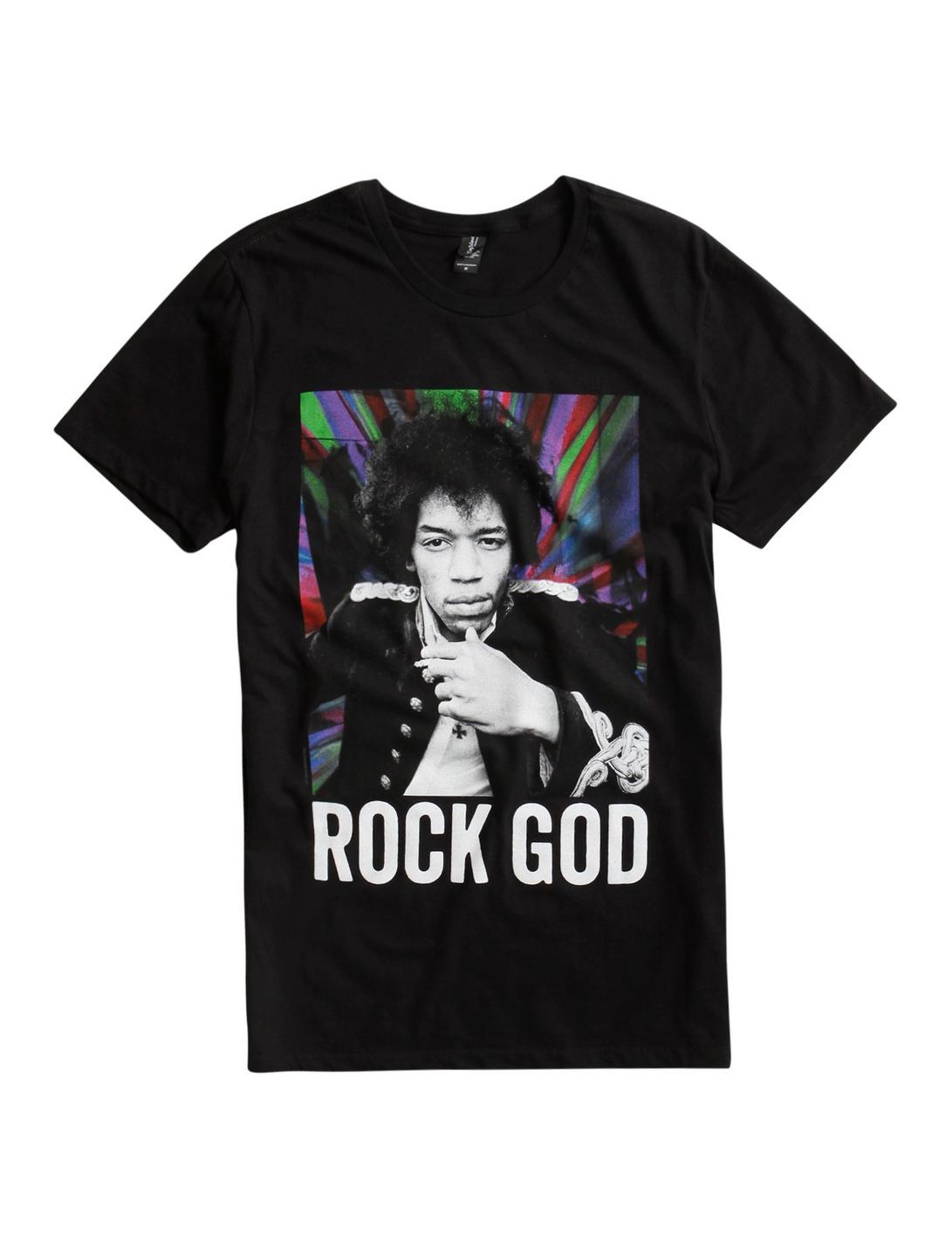 Jimi Hendrix Guitar God T-Shirt, BLACK, hi-res