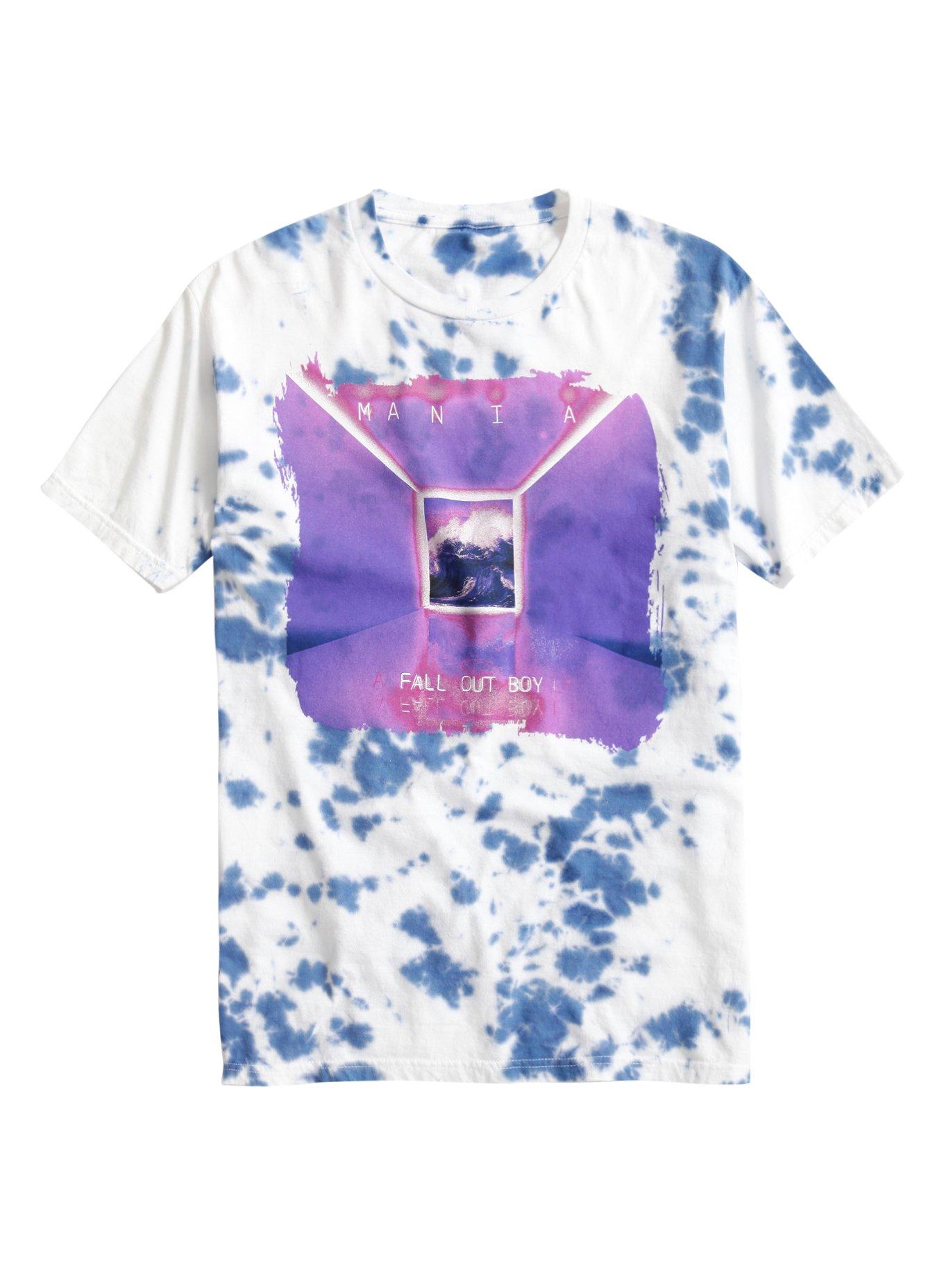 Fall Out Boy Mania Tie-Dye T-Shirt, PURPLE, hi-res