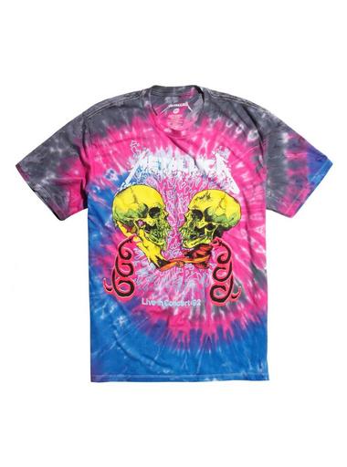 Metallica Live In Concert 92 Tie Dye T-Shirt | Hot Topic