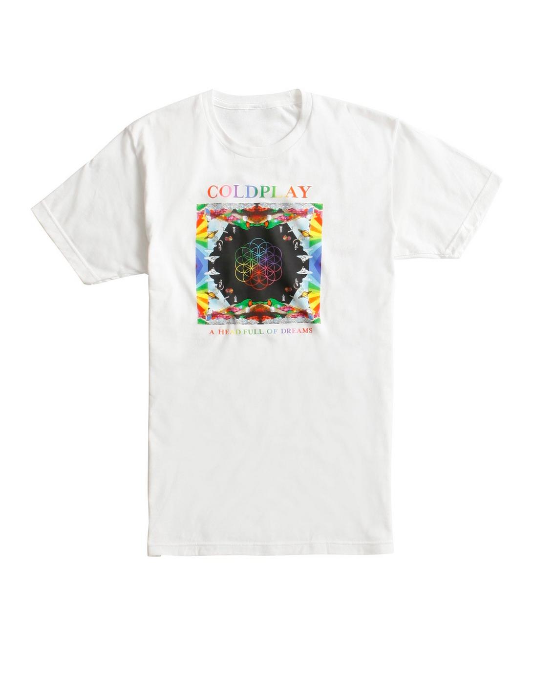Coldplay A Head Full Of Dreams T-Shirt, WHITE, hi-res