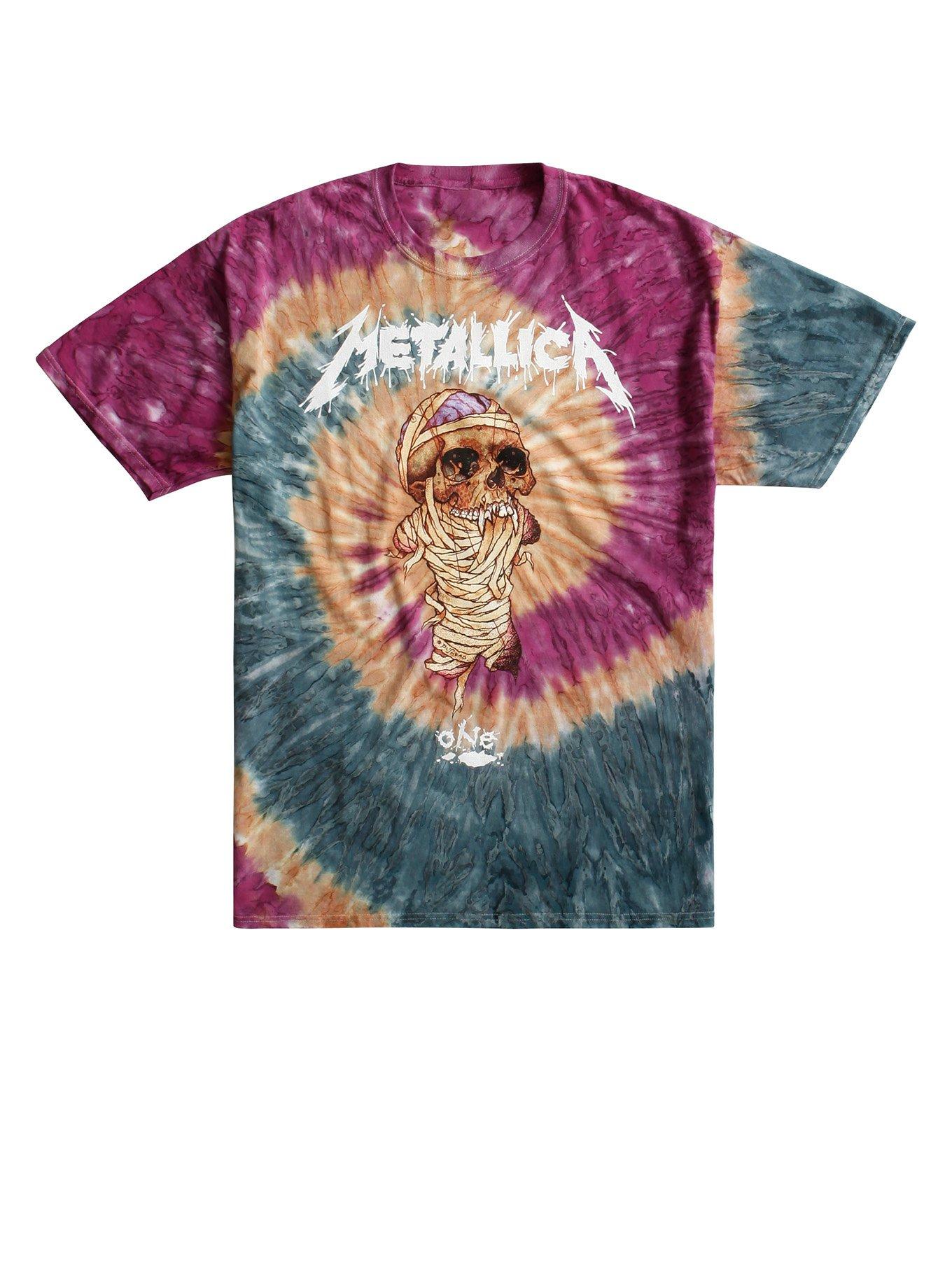 Metallica One Tie Dye T Shirt Hot Topic