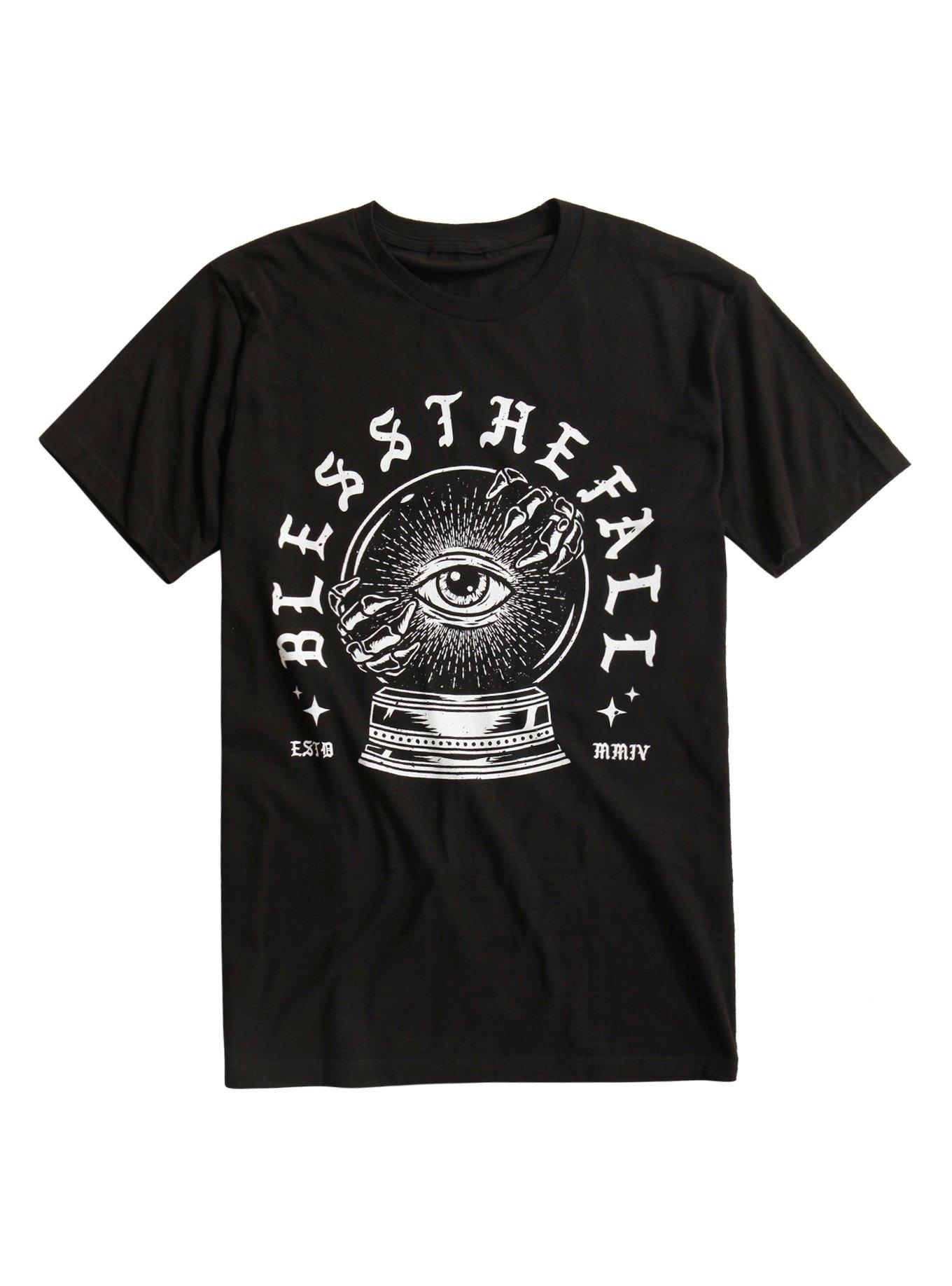 Blessthefall Crystal Ball T-Shirt, BLACK, hi-res