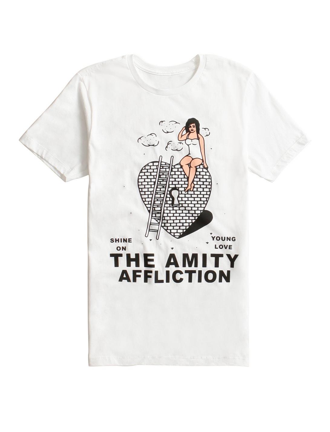 The Amity Affliction Shine On T-Shirt, WHITE, hi-res