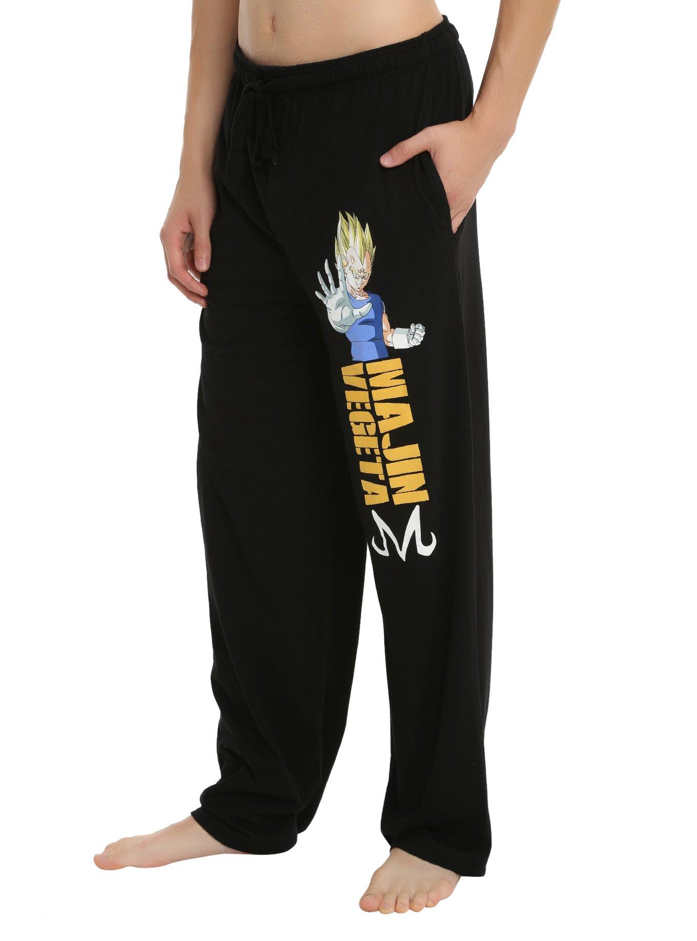 Dragon Ball Z Majin Vegeta Guys Pajama Pants, BLACK, hi-res