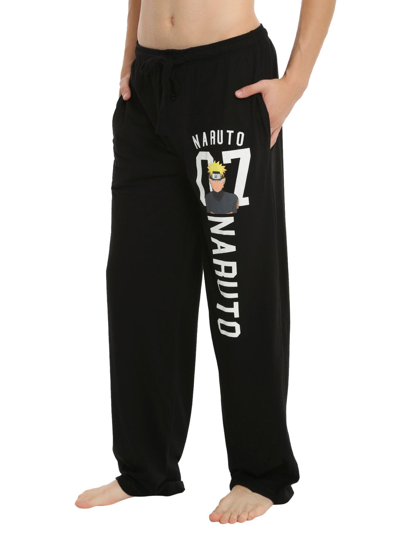 Naruto Shippuden Naruto 07 Guys Pajama Pants, BLACK, hi-res