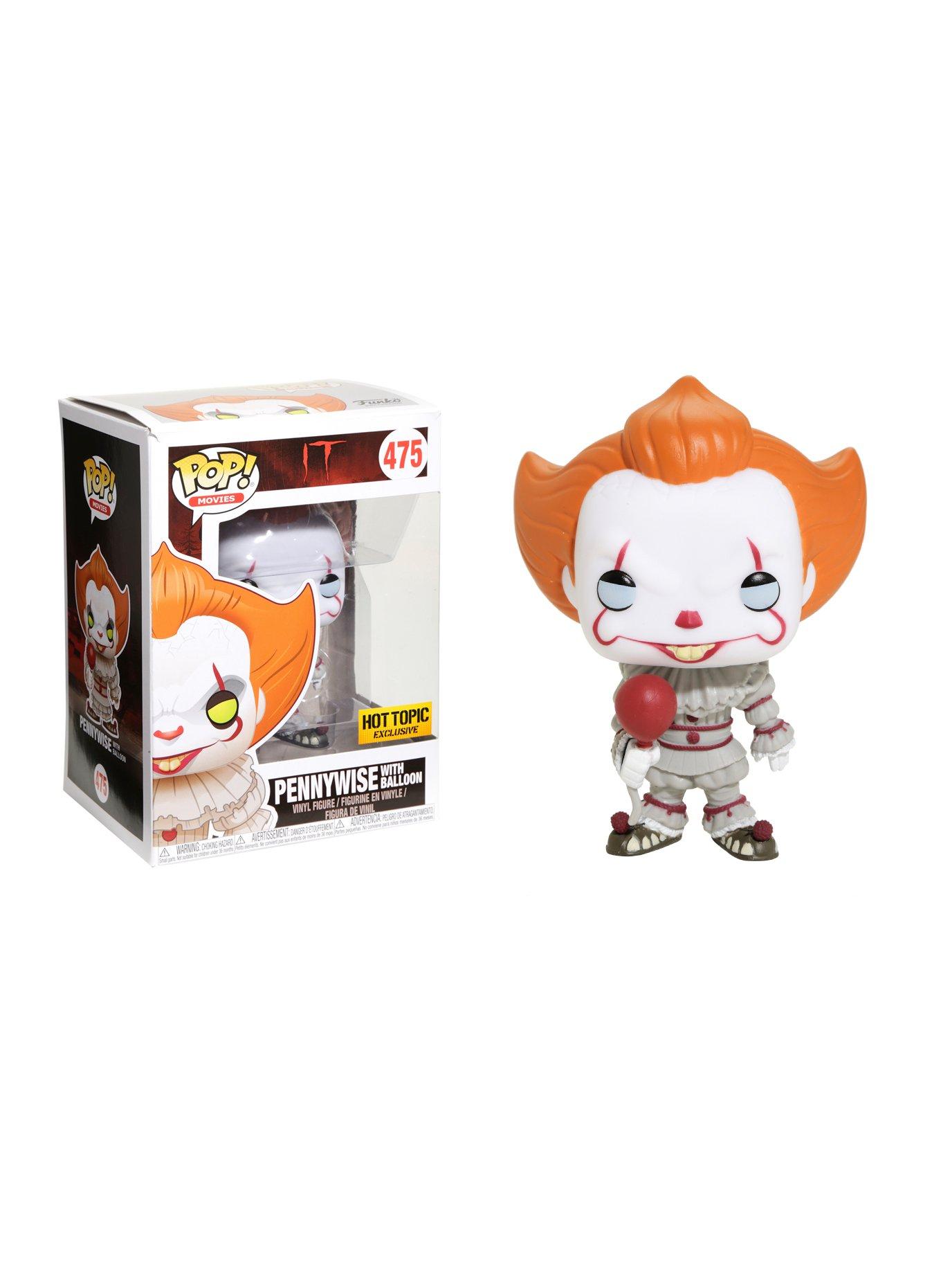 Funko IT Pop Movies Pennywise With Balloon Vinyl Figure Hot Topic Exclusive