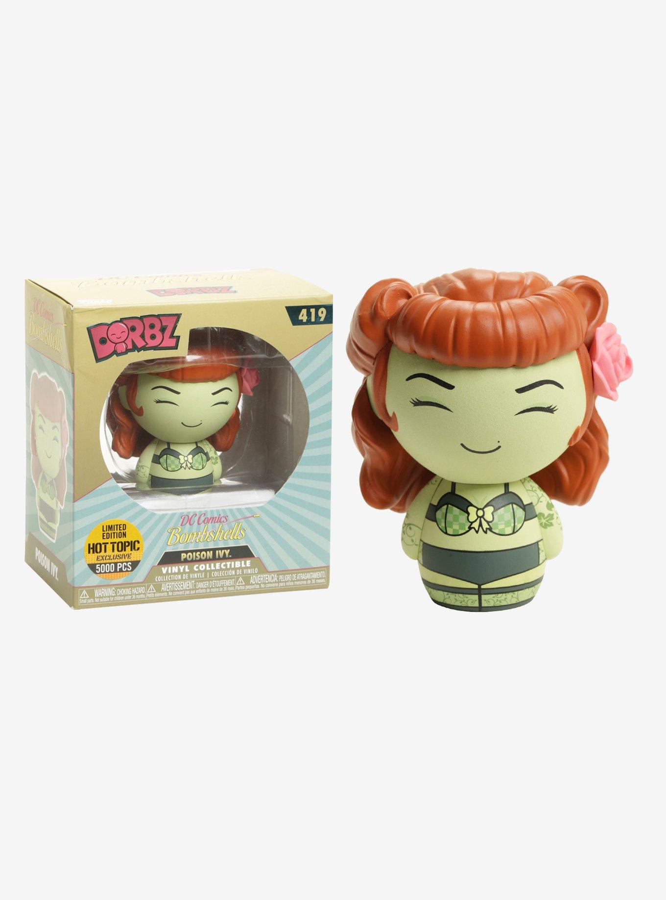 Funko DC Comics Bombshells Poison Ivy Dorbz Vinyl Figure Limited Edition Hot Topic Exclusive, , hi-res