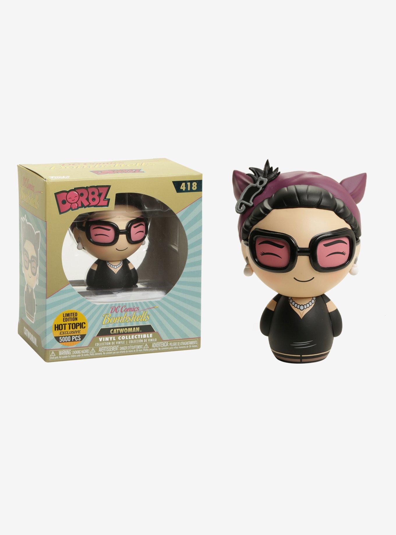 Funko DC Comics Bombshells Catwoman Dorbz Vinyl Figure Limited Edition Hot Topic Exclusive, , hi-res