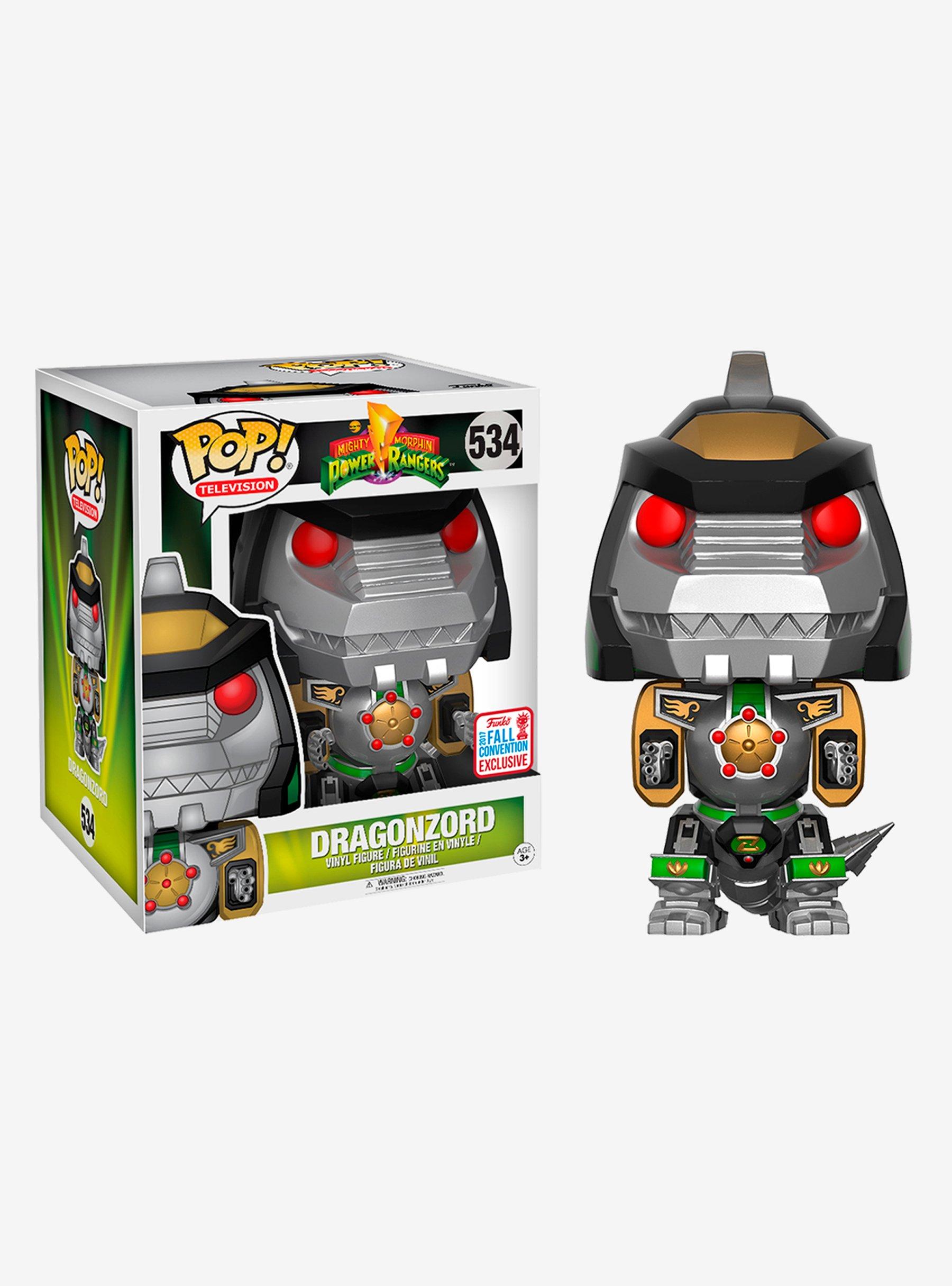 Power Rangers White Tigerzord Hot Topic Exclusive signed  JDF Details about   Funko POP 