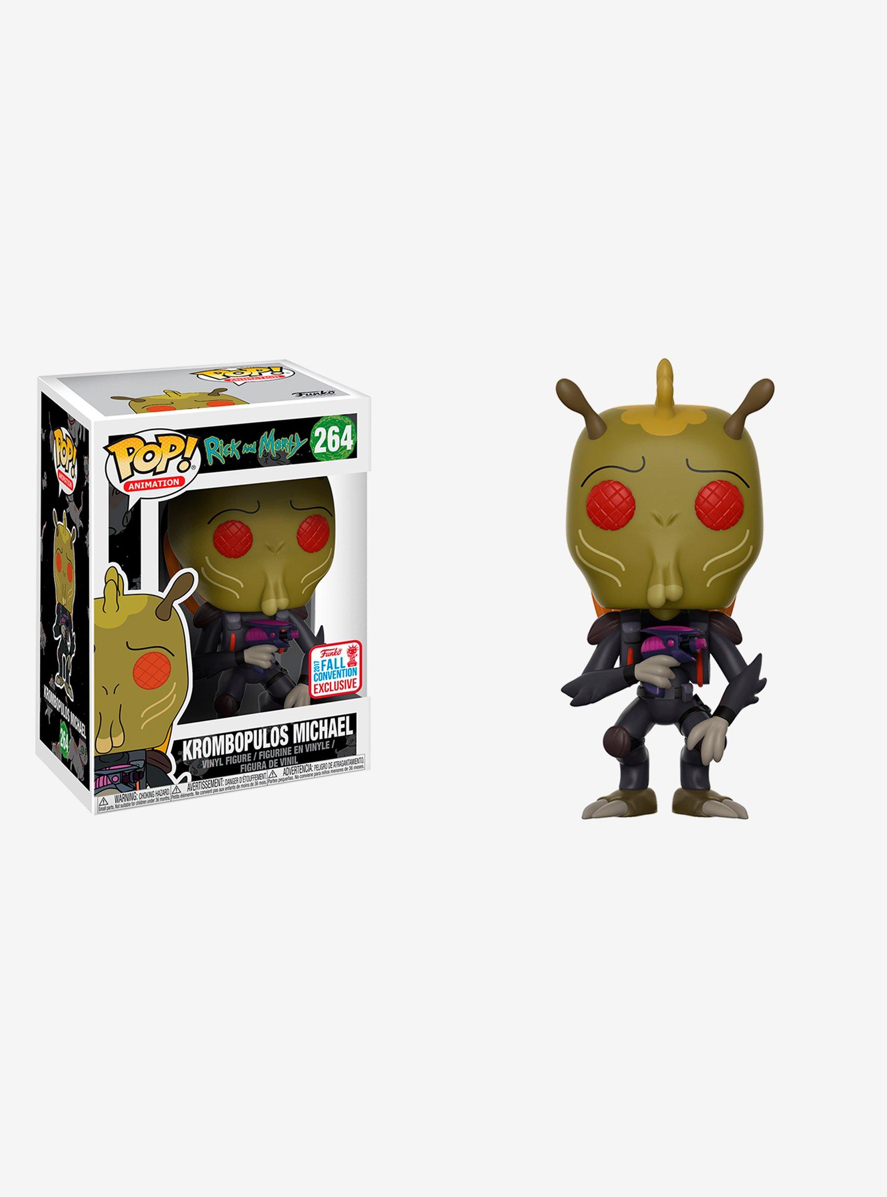 Funko Rick And Morty Pop! Animation Krombopulos Michael Vinyl Figure 2017  Fall Convention Exclusive