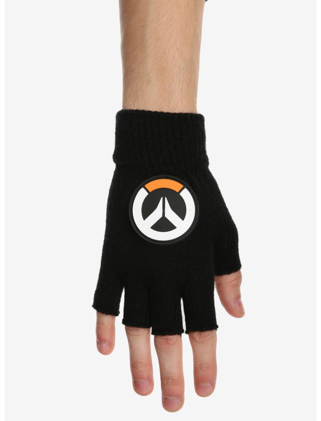 Overwatch Logo Fingerless Gloves, , hi-res