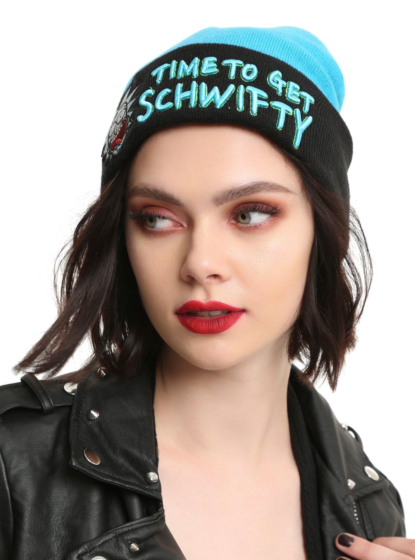 Rick And Morty Time To Get Schwifty Watchman Beanie | Hot Topic