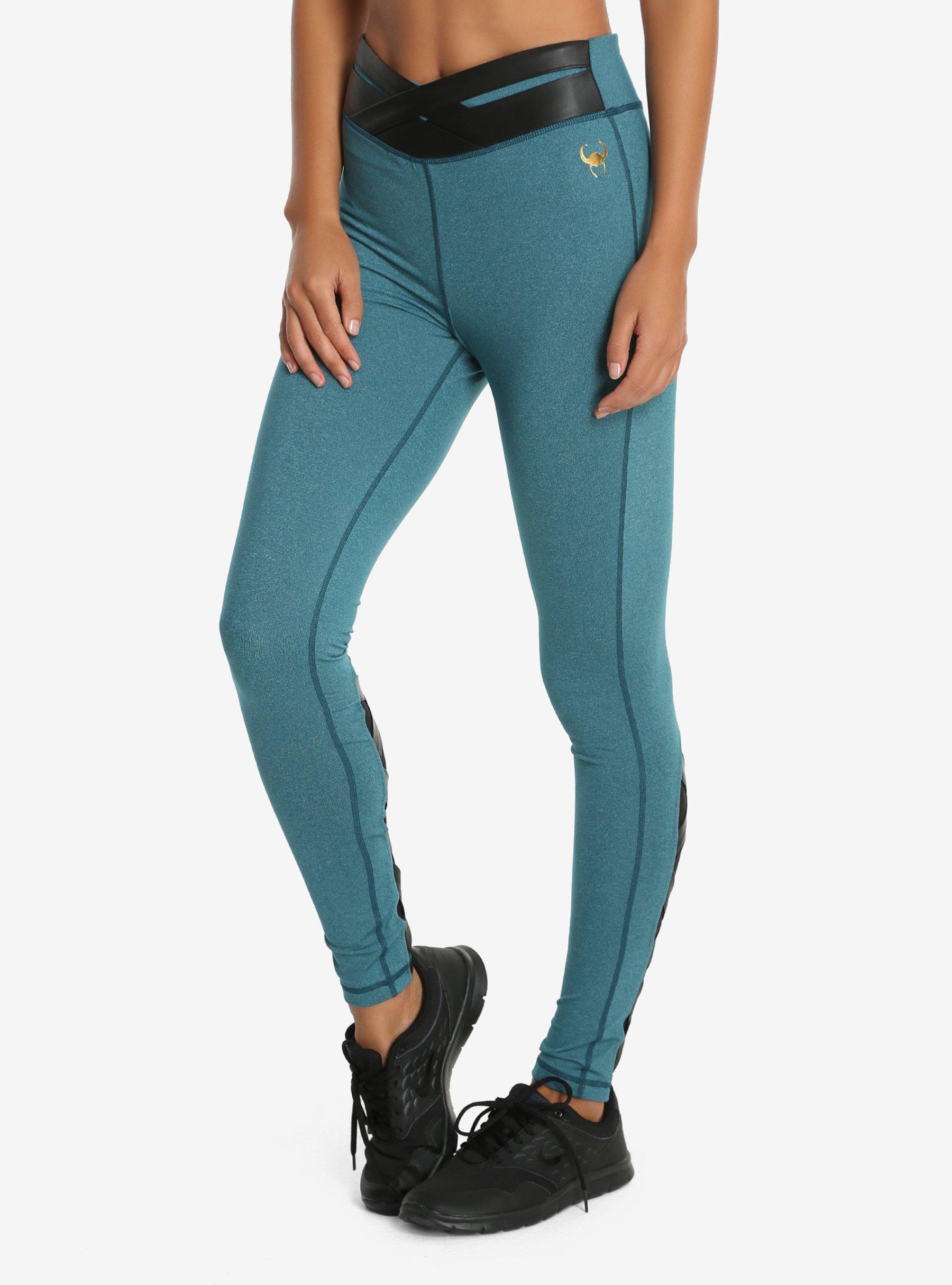 Her Universe Marvel Loki Active Pants, GREEN, hi-res