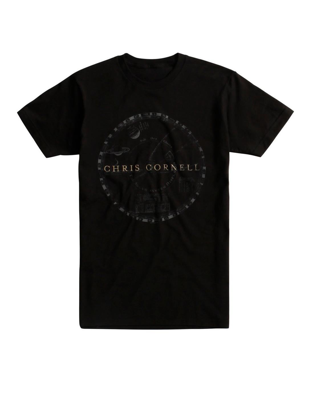 Chris Cornell Solar System T-Shirt, BLACK, hi-res