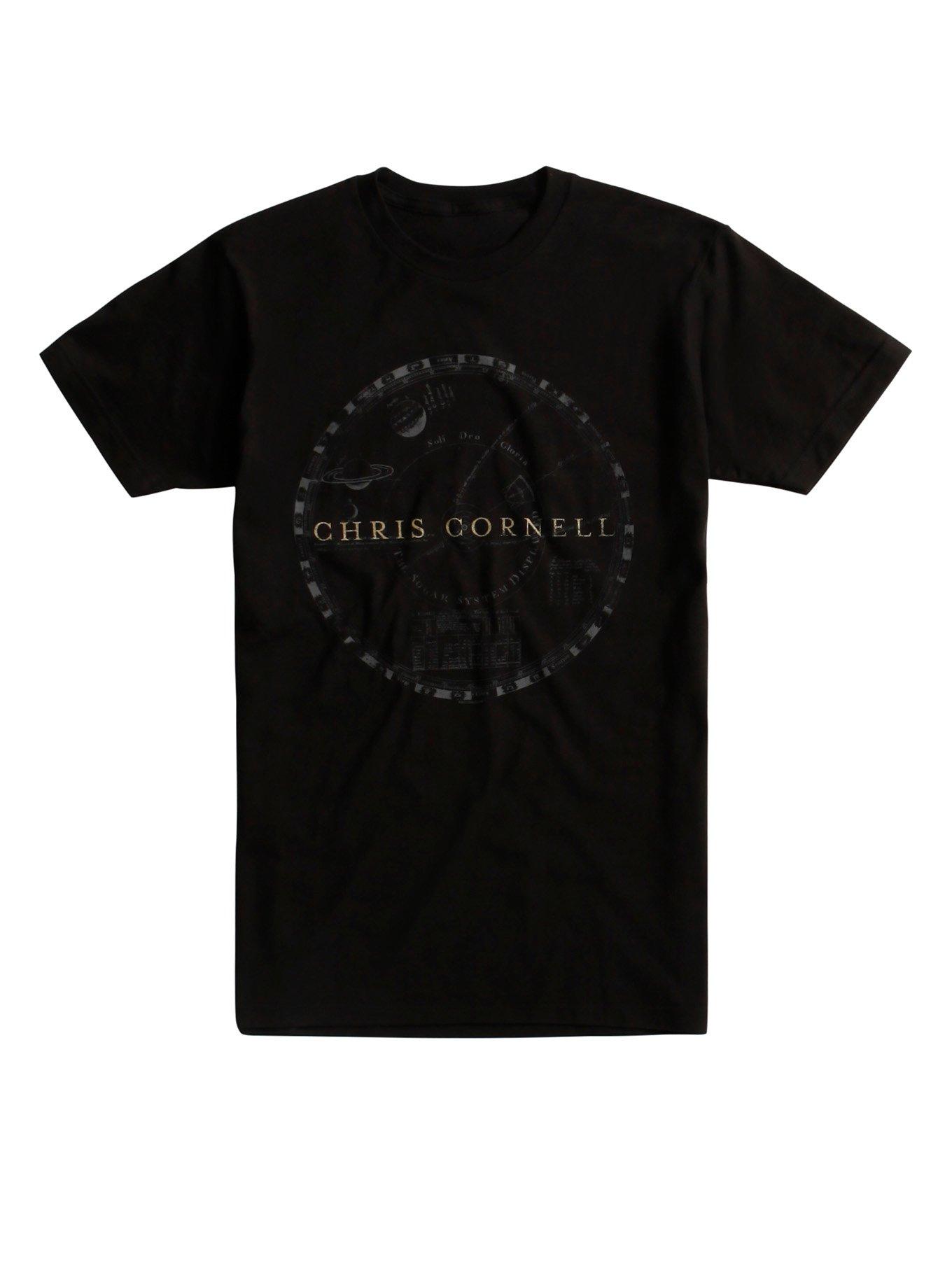 Chris Cornell Solar System T-Shirt, BLACK, hi-res