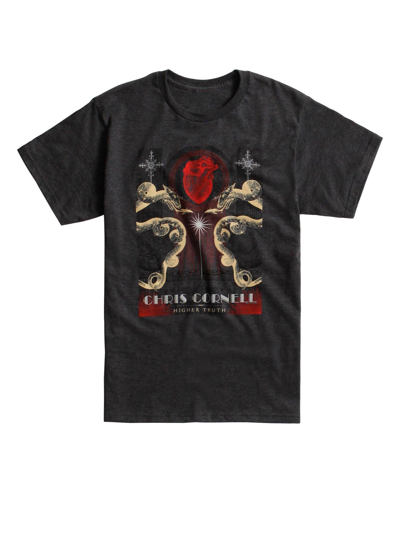 Chris Cornell Higher Truth Album T-Shirt, BLACK, hi-res
