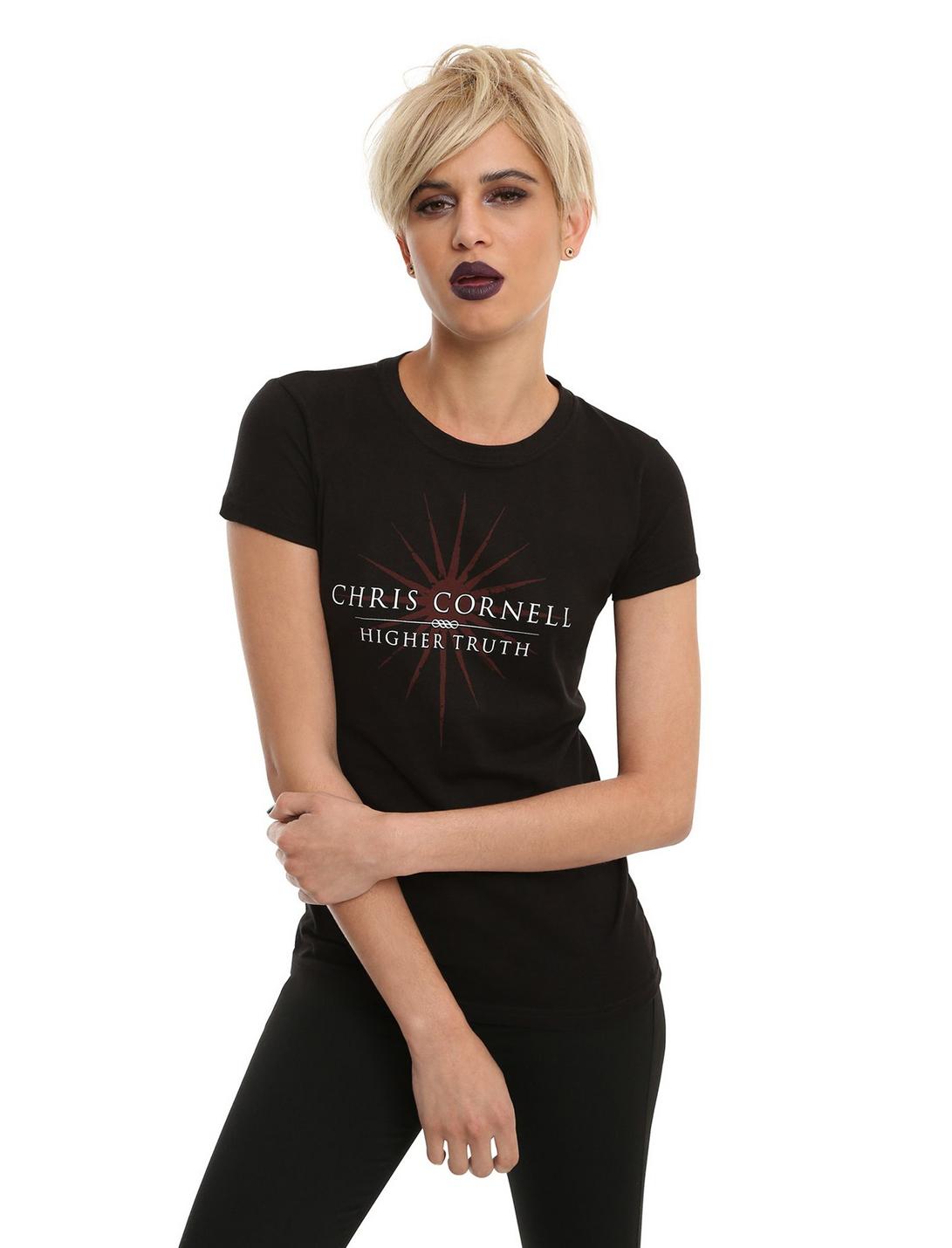 Chris Cornell Higher Truth Girls T-Shirt, BLACK, hi-res