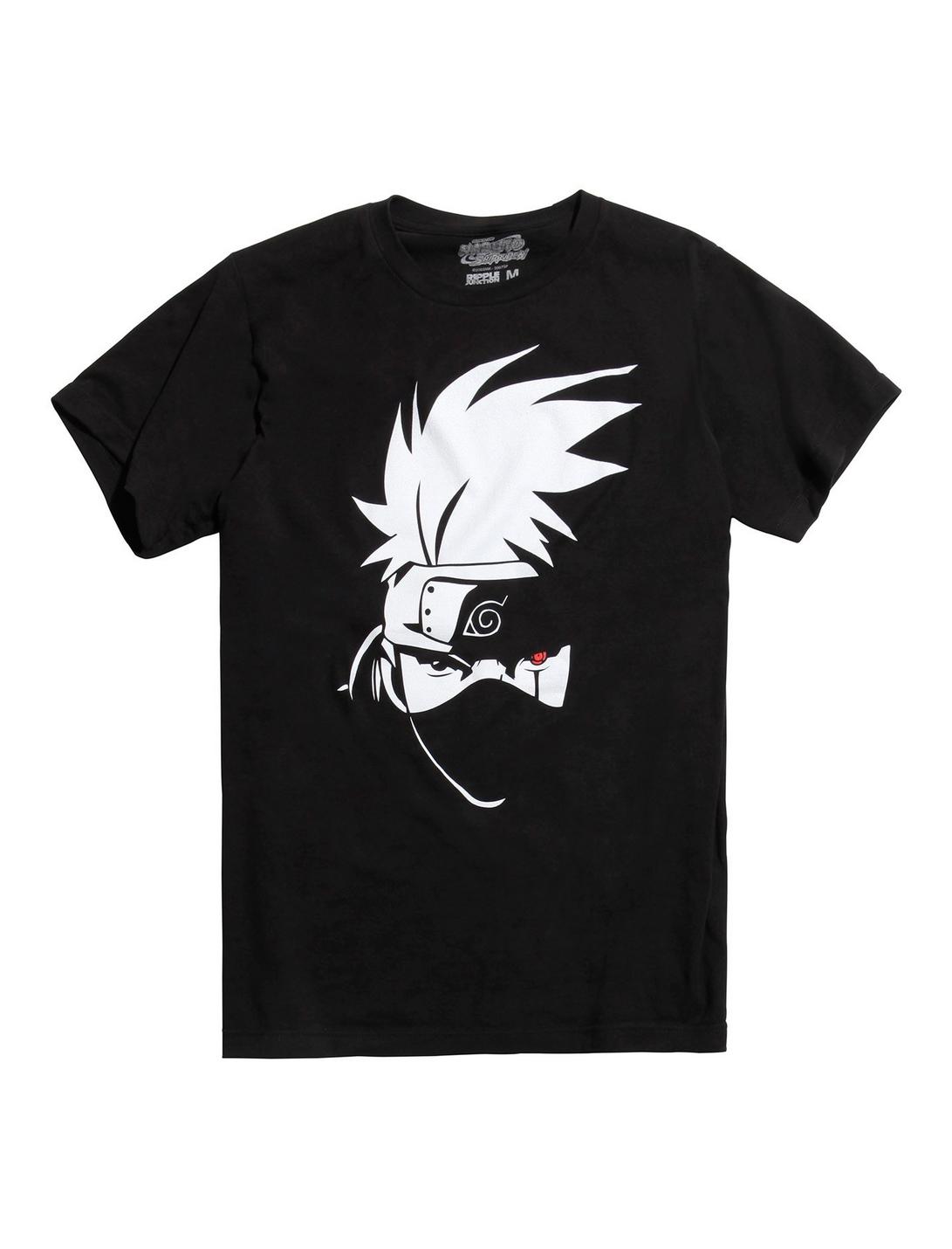 Naruto Shippuden Kakashi T-Shirt, BLACK, hi-res