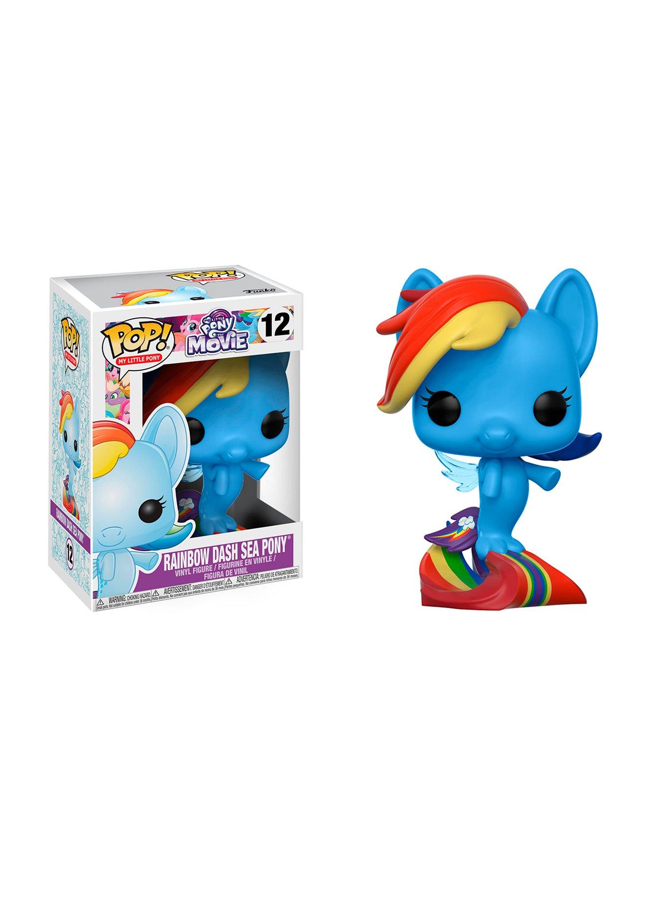 Funko My Little Pony: The Movie Pop! Rainbow Dash Sea Pony Vinyl Figure, , hi-res