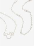 Disney Mickey Mouse Silver Choker And Necklace Set, , hi-res
