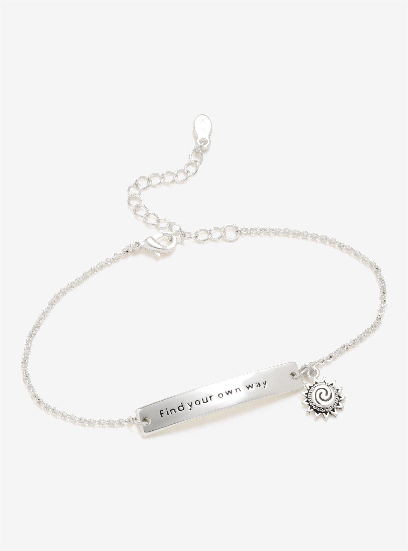 Disney Moana Wave Bar Bracelet, , hi-res view 1