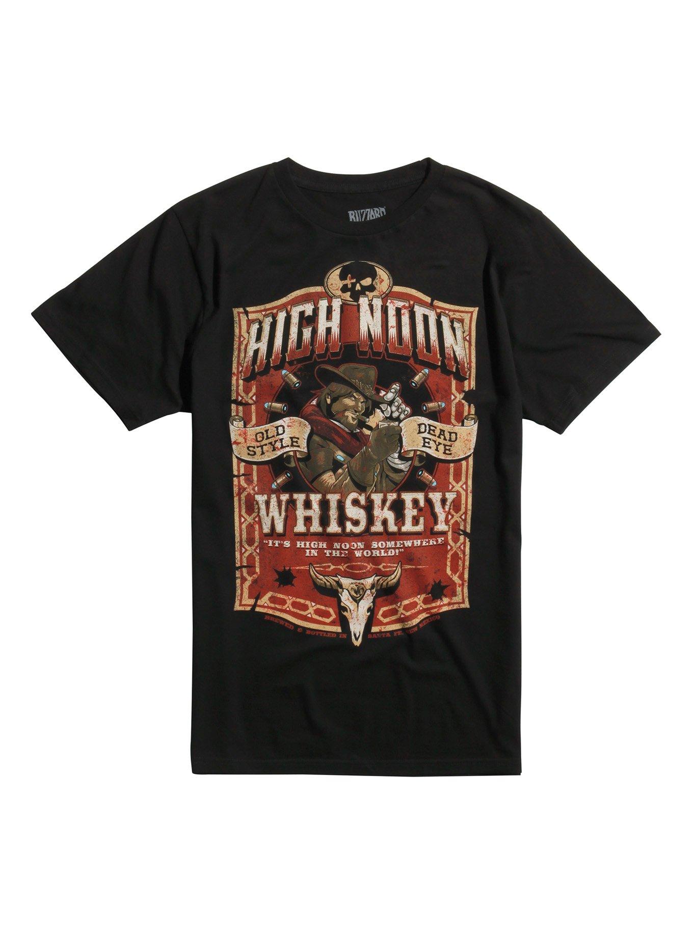 Overwatch High Noon Whiskey T-Shirt, BLACK, hi-res