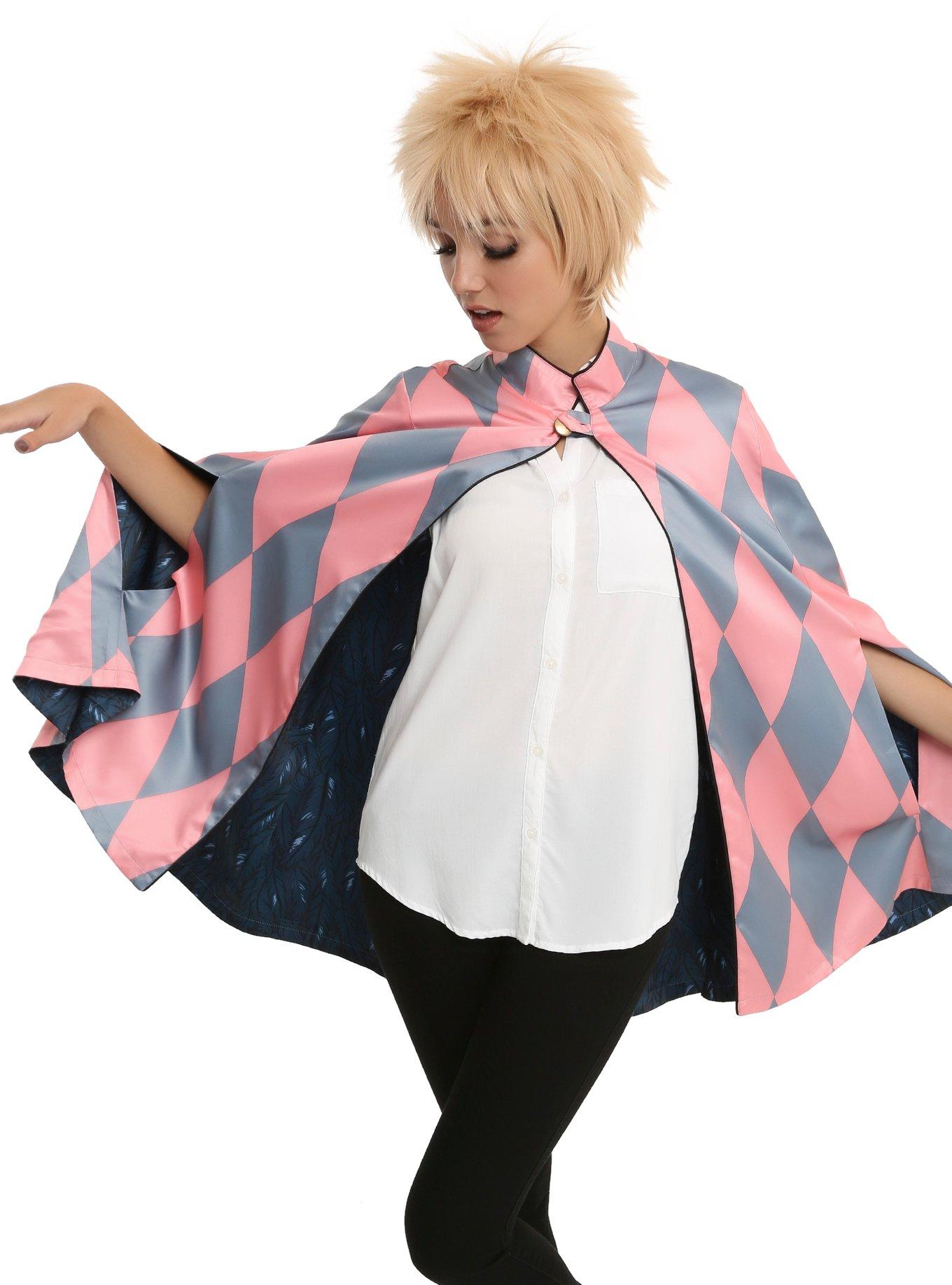 Studio Ghibli Howl's Moving Castle Howl Reversible Cape, MULTI, hi-res