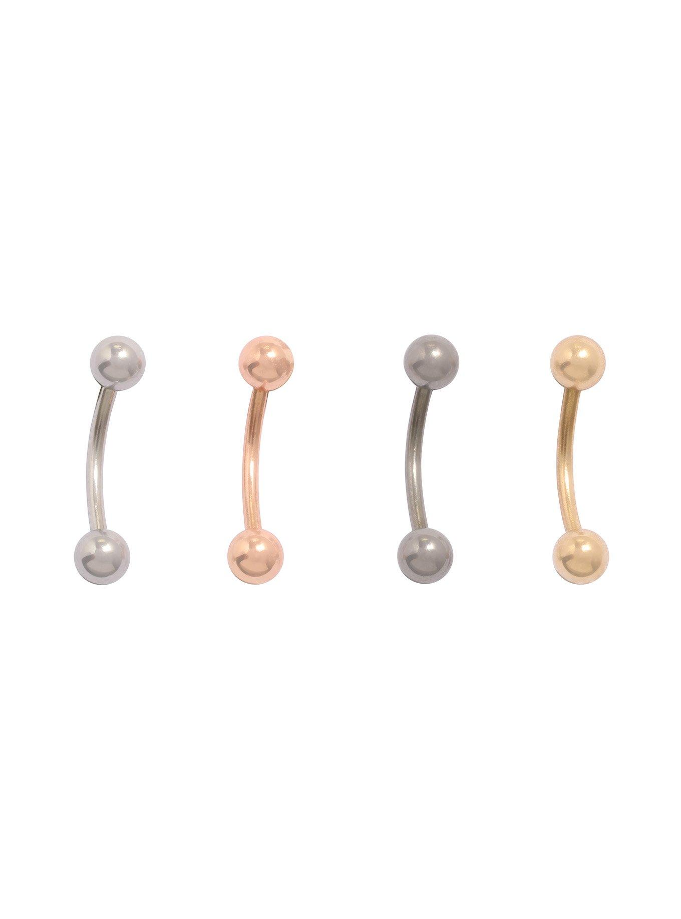 Steel Mix Metal Barbell 4 Pack, MULTI, hi-res