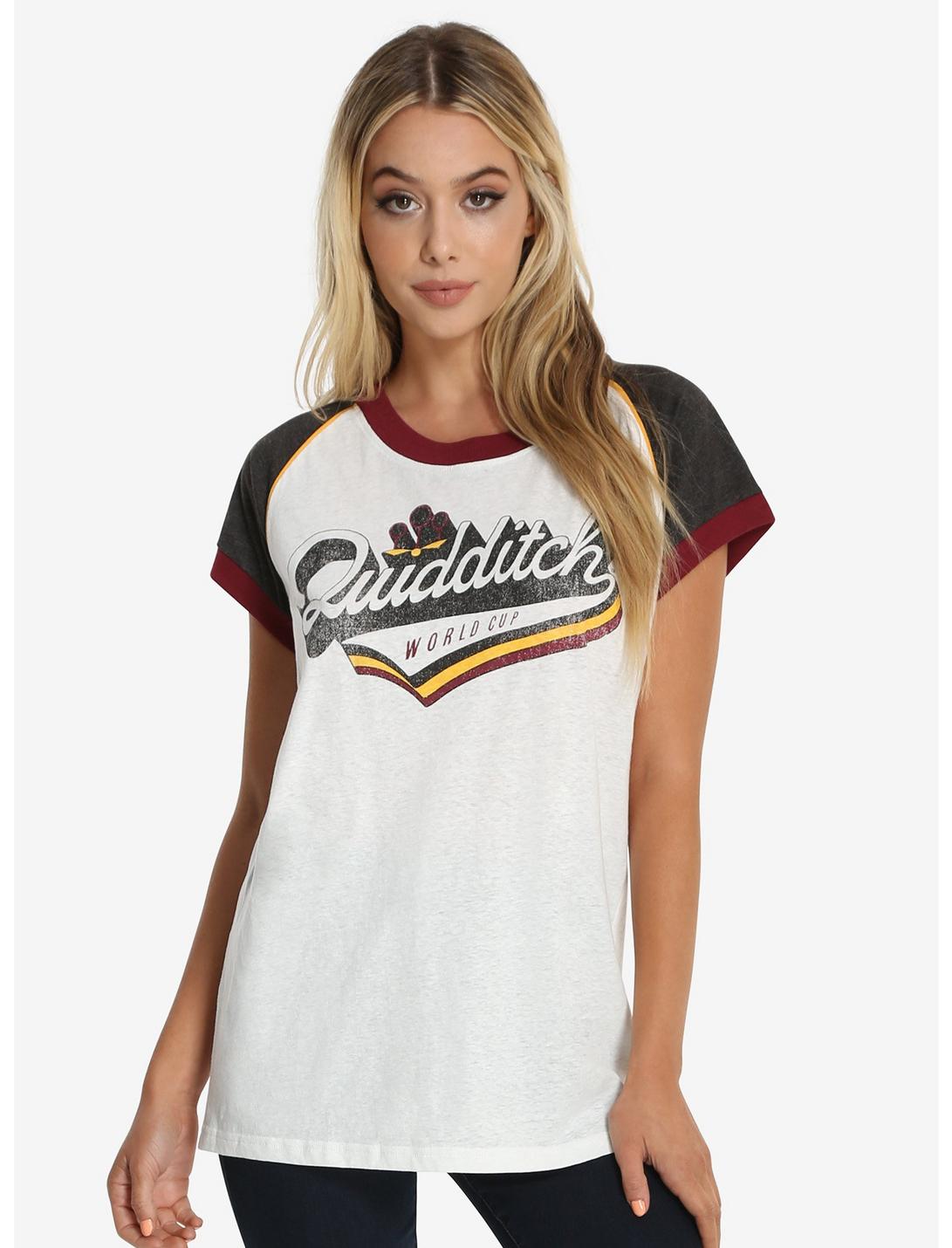 Harry Potter Quidditch World Cup Womens Tee, WHITE, hi-res