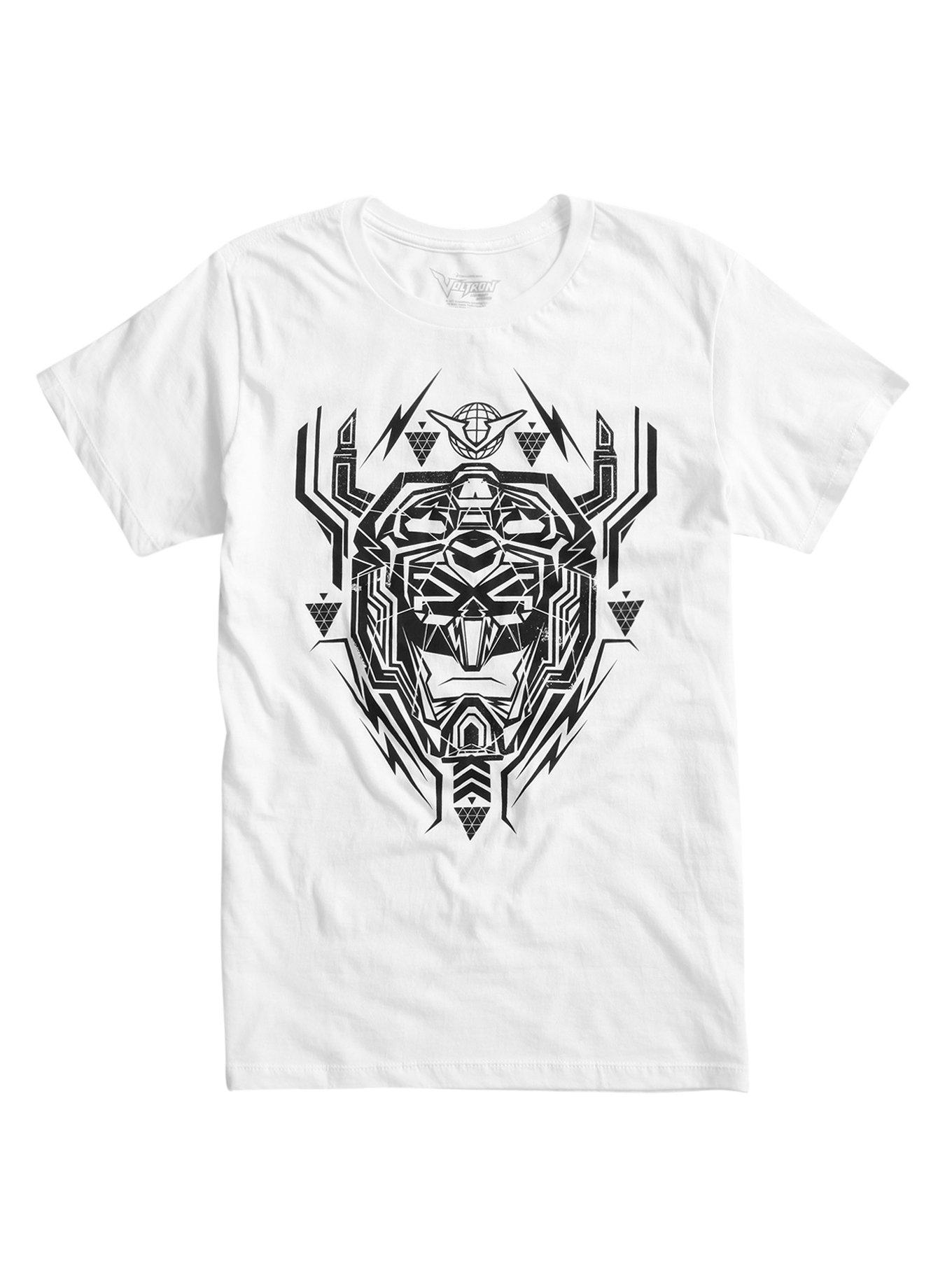 T-shirt Homme Voltron, Noir, Coton, Manches Courtes, Imprimé Legendary Defenders