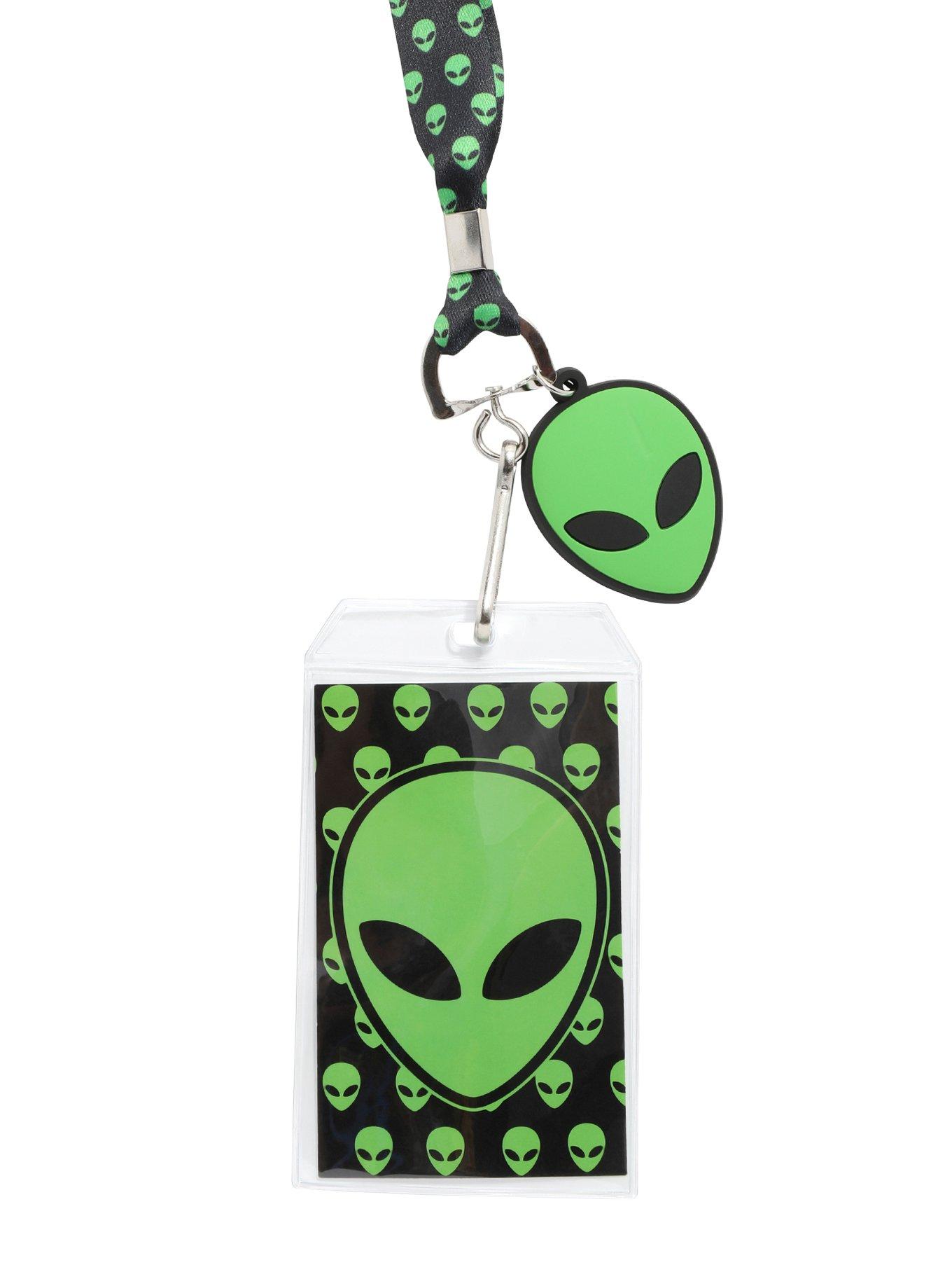 Green Alien Lanyard, , hi-res