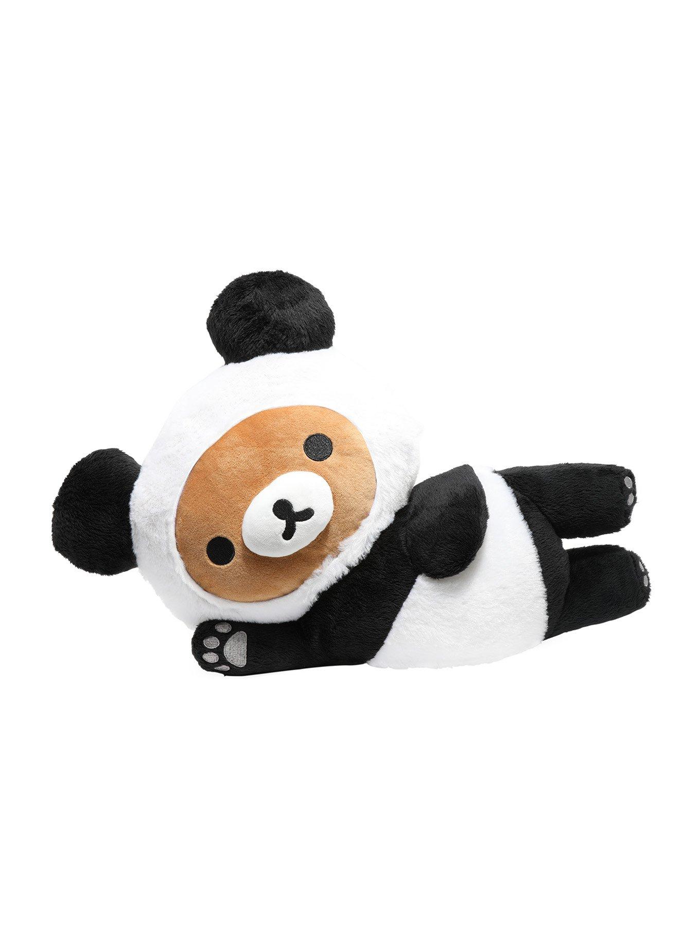 San-X Rilakkuma Panda Laying Down Plush, , hi-res