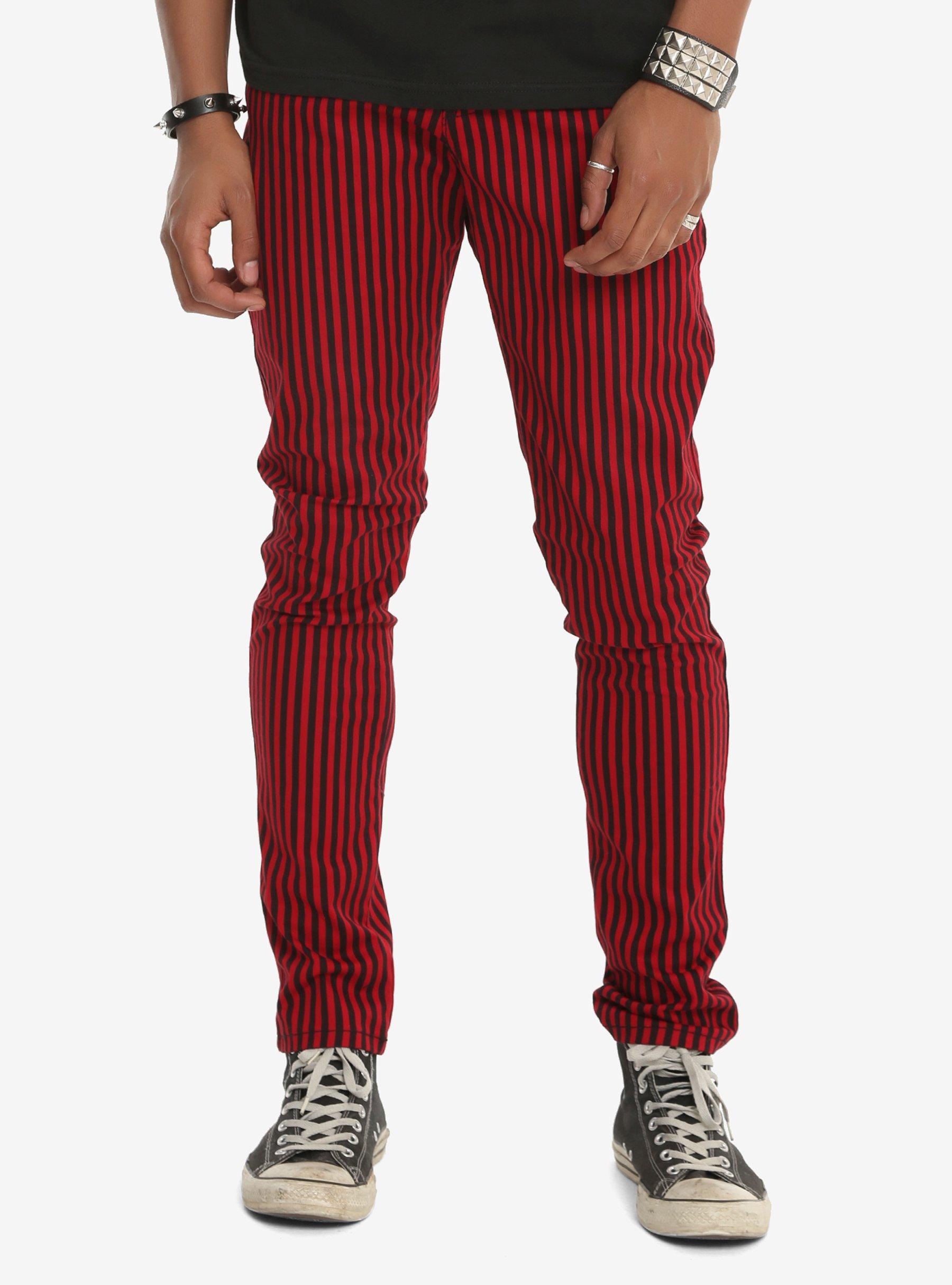 Skinny Jeans - Dark red - Men