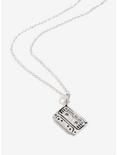 RockLove Marvel Guardians Of The Galaxy Vol. 2 Awesome Mix Vol. 2 Silver Cassette Necklace, , hi-res