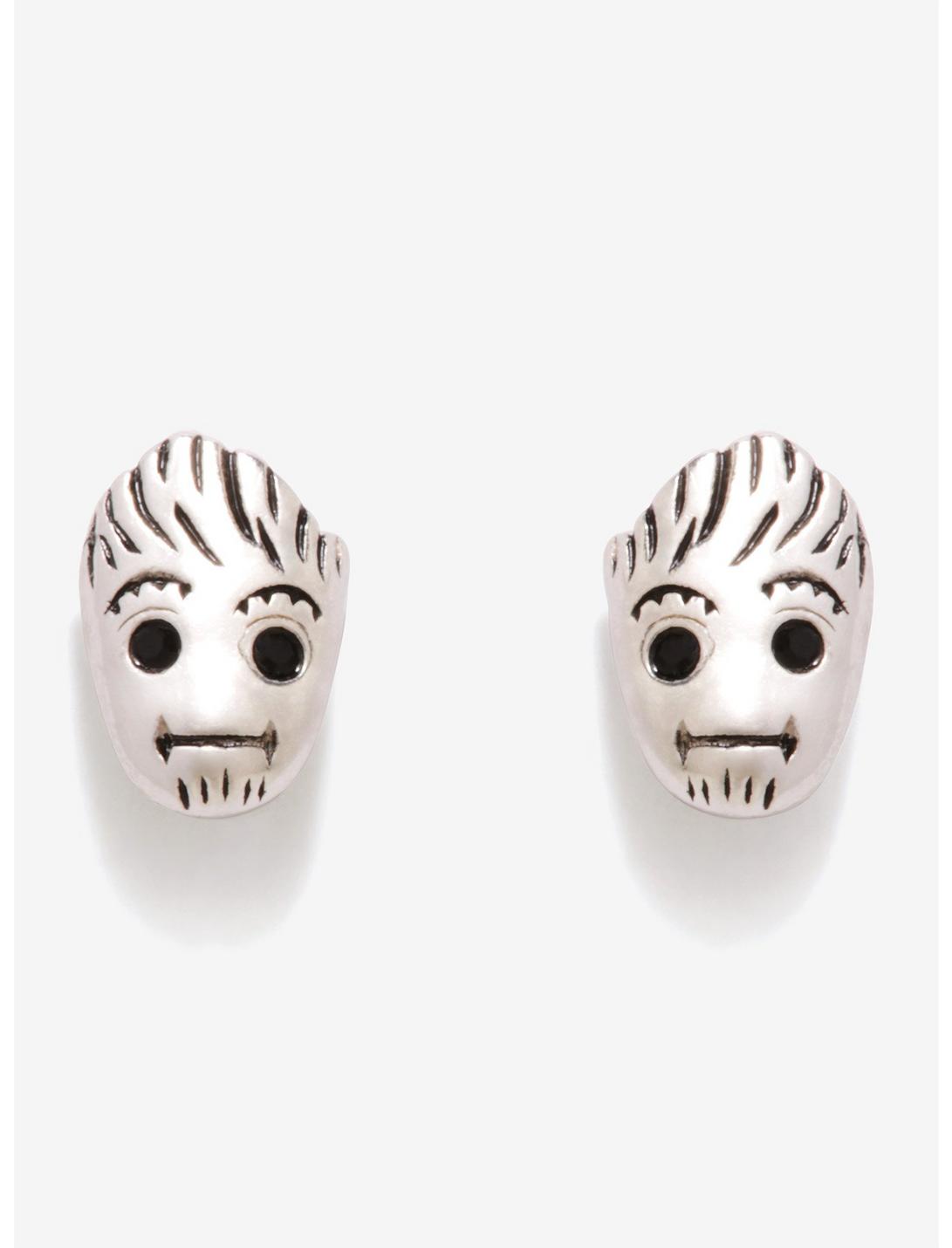RockLove Marvel Guardians Of The Galaxy Baby Groot Face Earrings, , hi-res